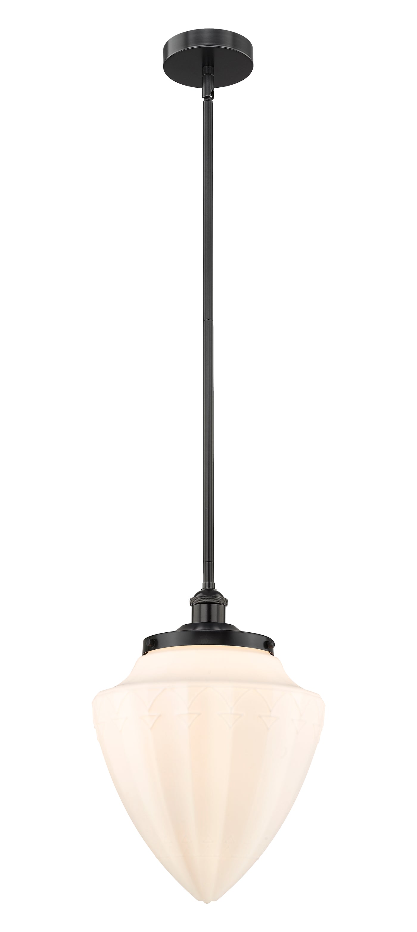 Edison Mini Pendant Matte Black Cast Brass