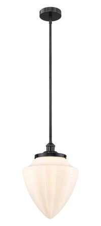 Edison Mini Pendant Matte Black Cast Brass