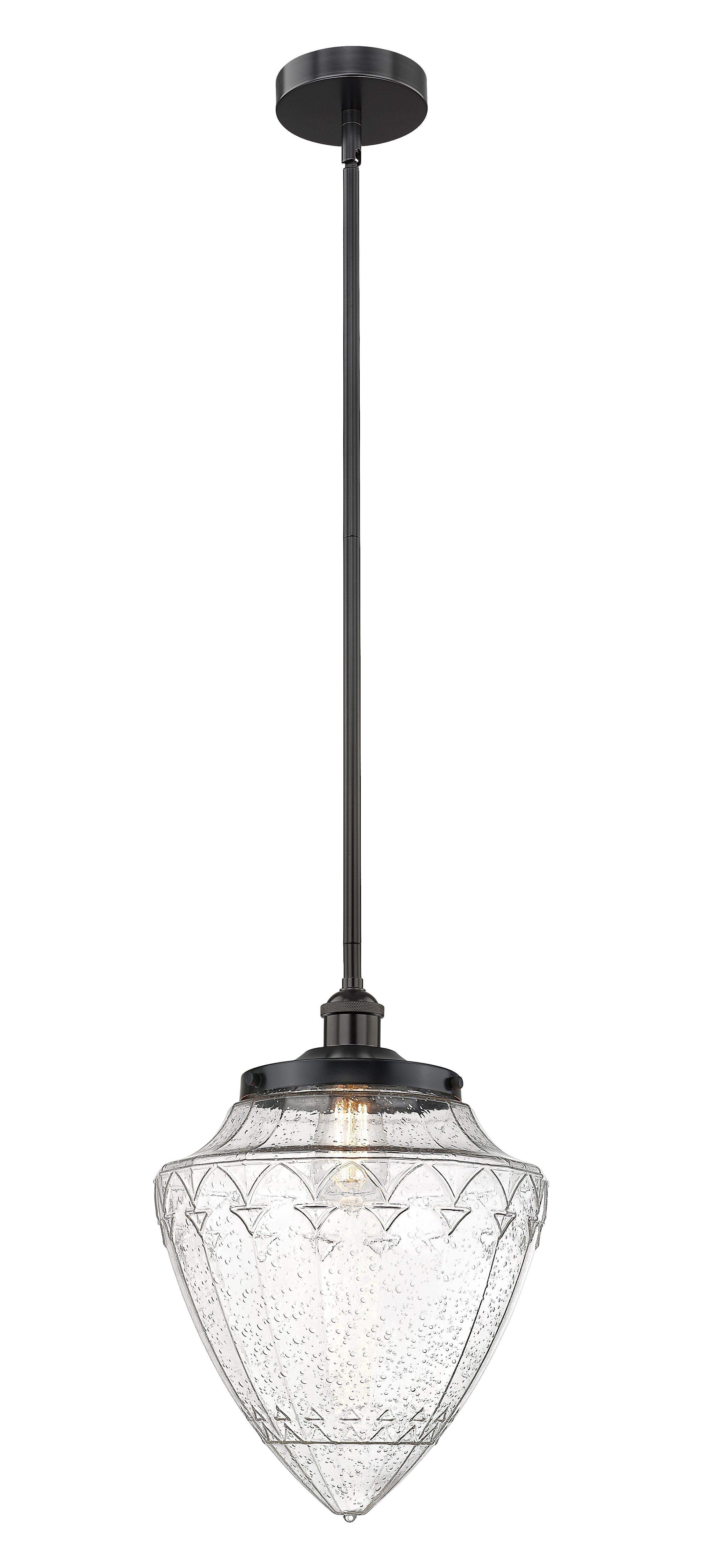 Edison Mini Pendant Matte Black Cast Brass