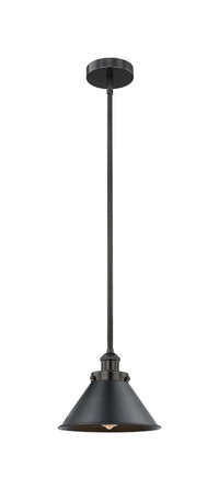 Edison Mini Pendant Cast Brass Black