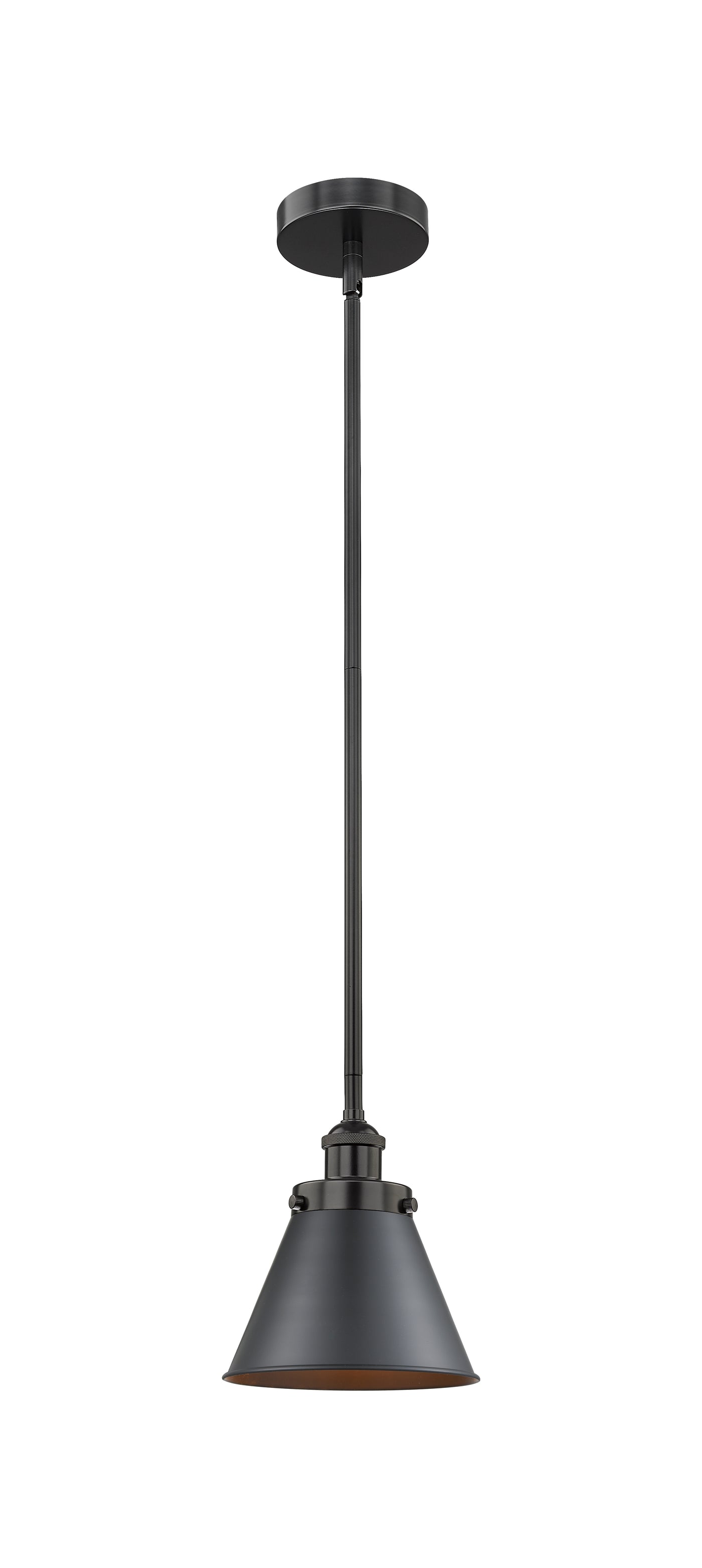 Edison Mini Pendant Matte Black Cast Brass