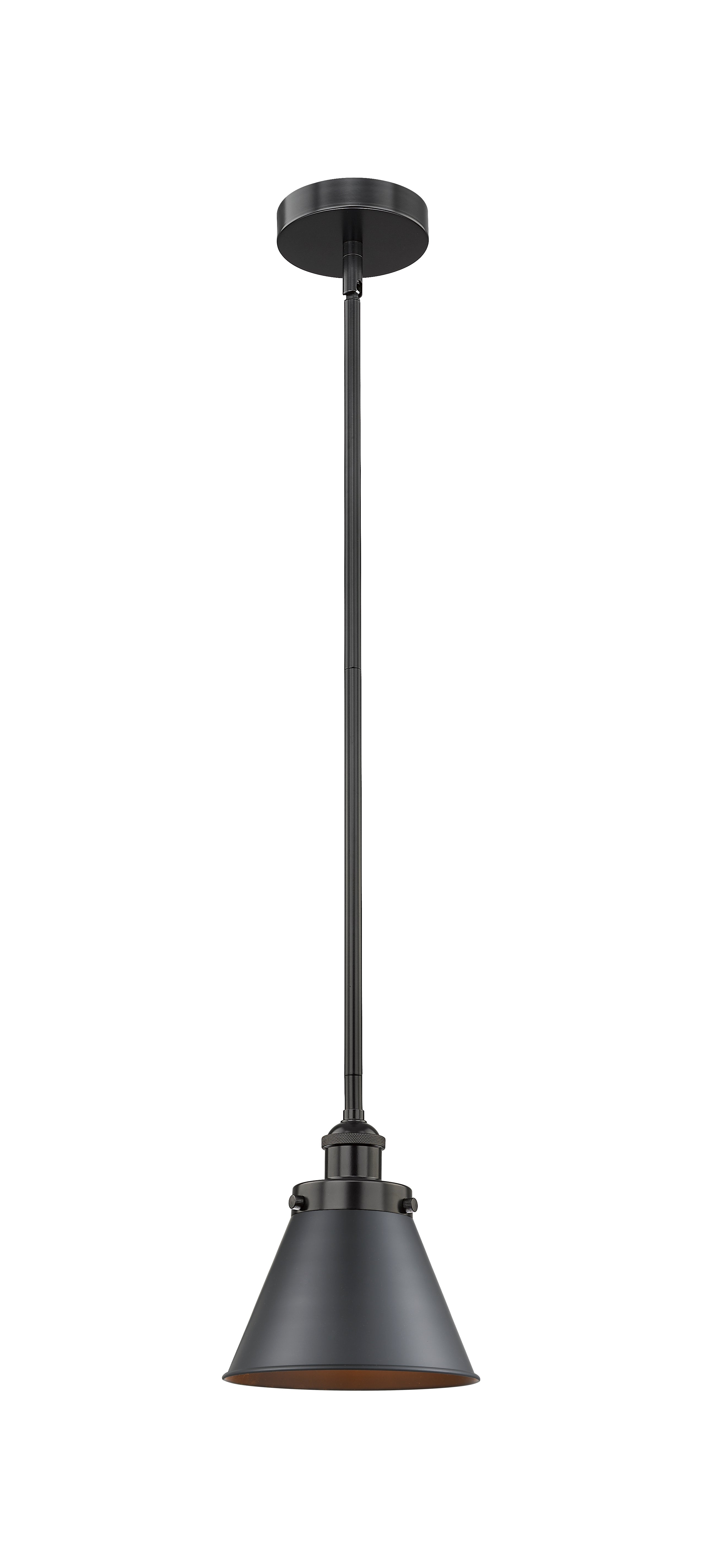 Edison Mini Pendant Matte Black Cast Brass