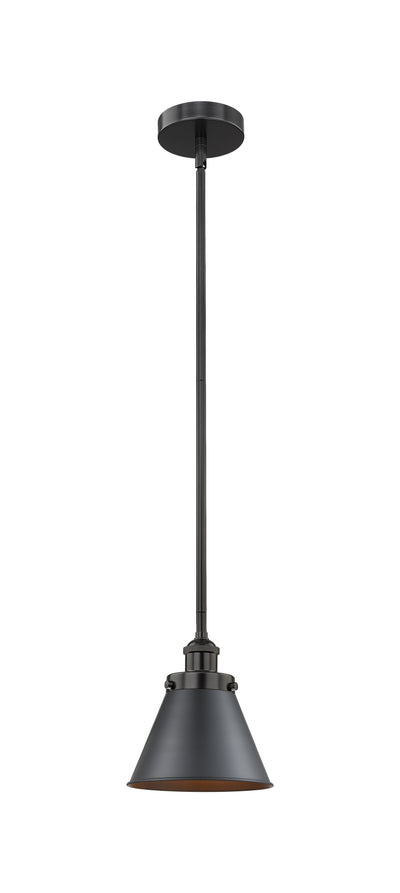Edison Mini Pendant Matte Black Cast Brass