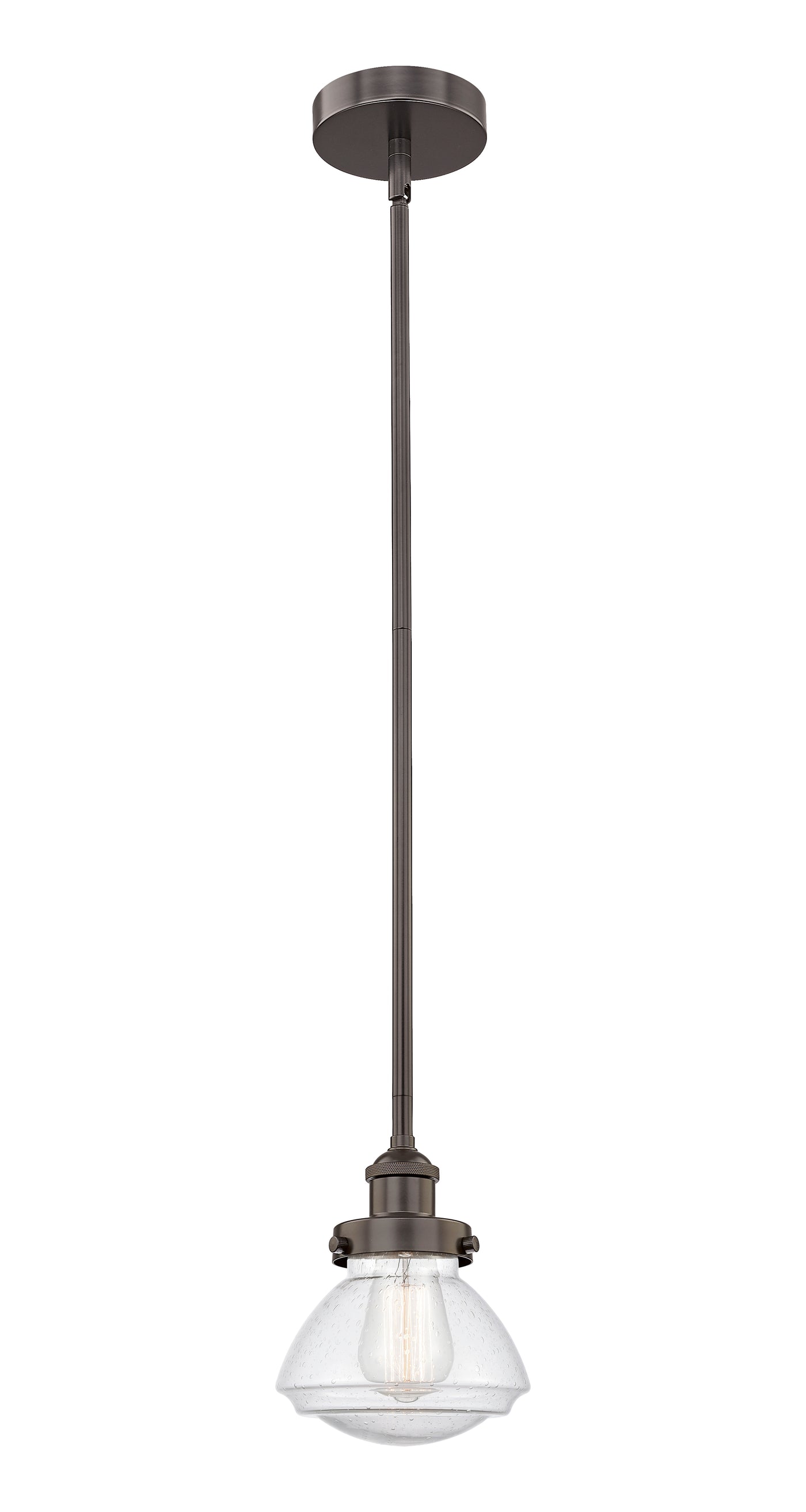 Edison Mini Pendant Cast Brass Antique