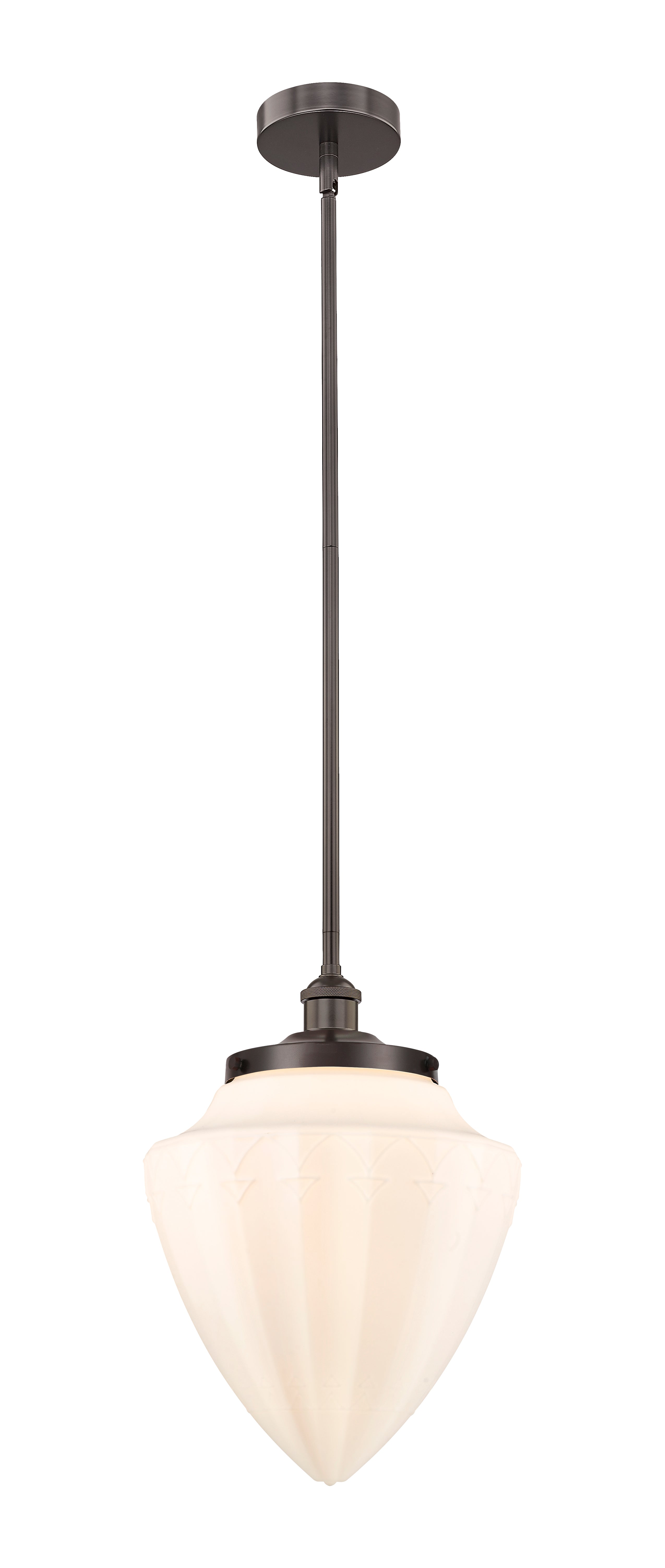 Edison Mini Pendant Matte Black Cast Brass