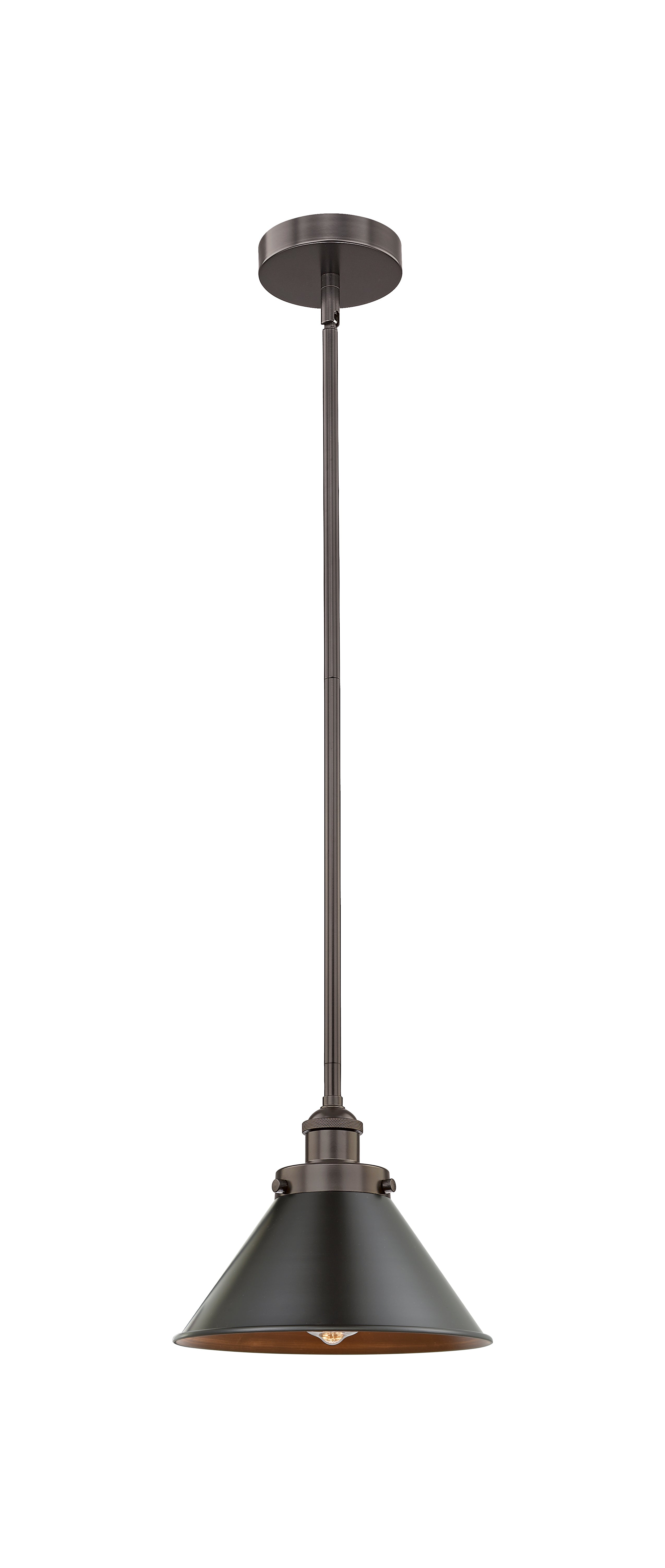 Edison Mini Pendant Cast Brass Black