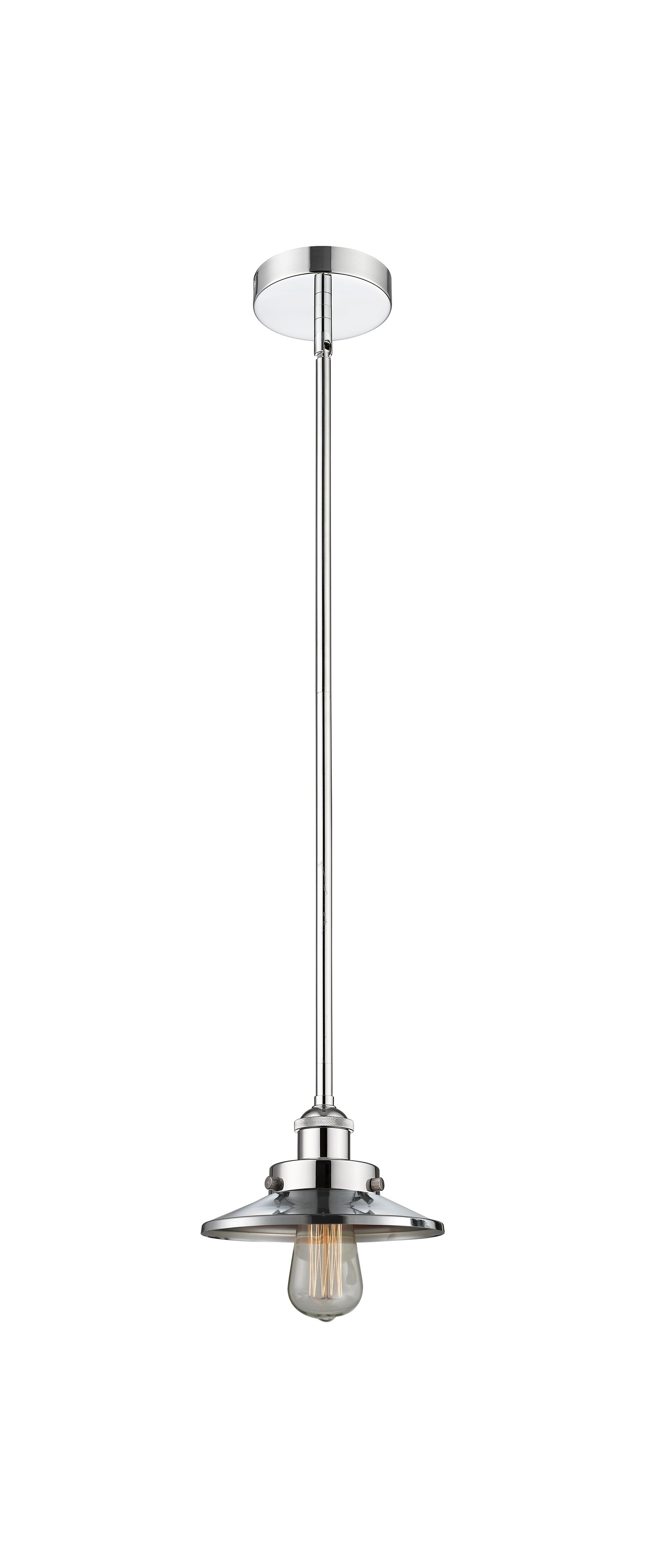 Edison Mini Pendant Matte Black 8 Inch