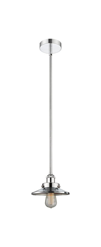 Edison Mini Pendant Matte Black 8 Inch