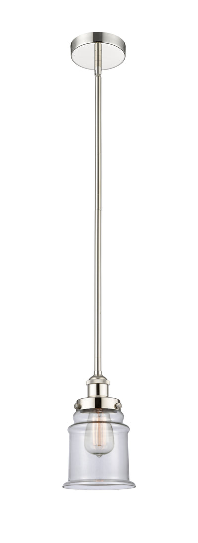 Edison Mini Pendant Antique Brass 6 Inch