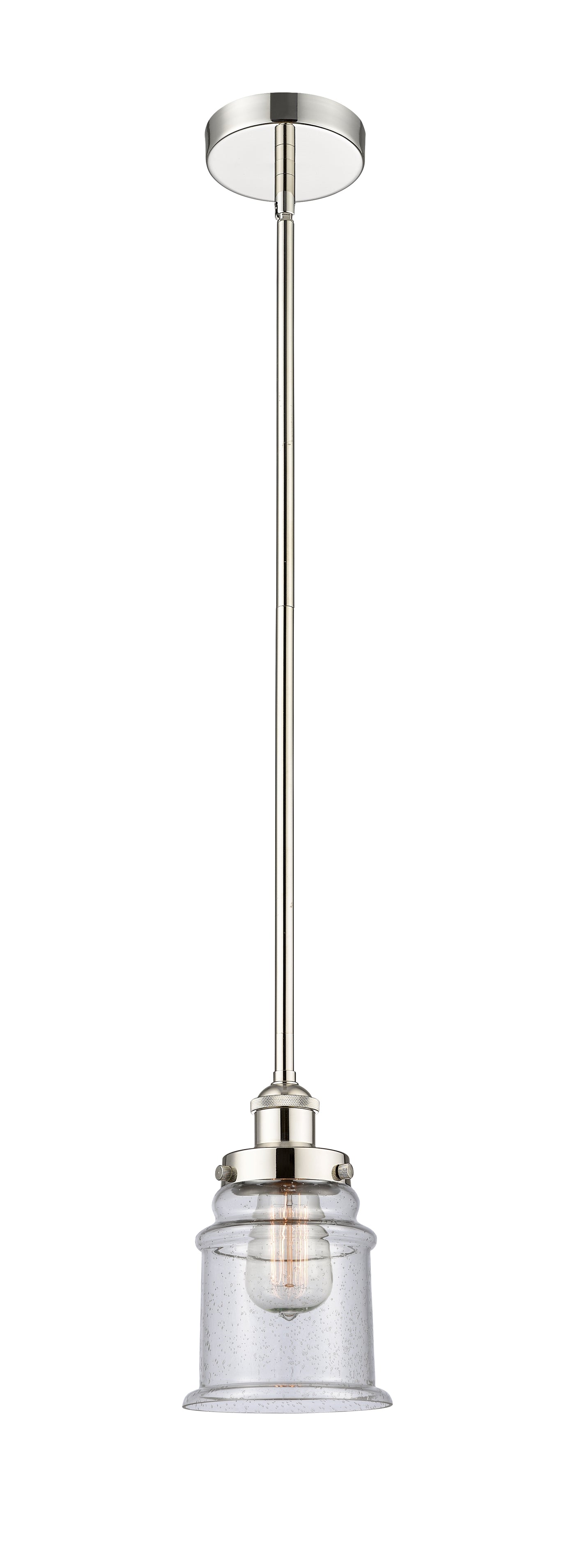 Edison Mini Pendant Antique Brass 6 Inch