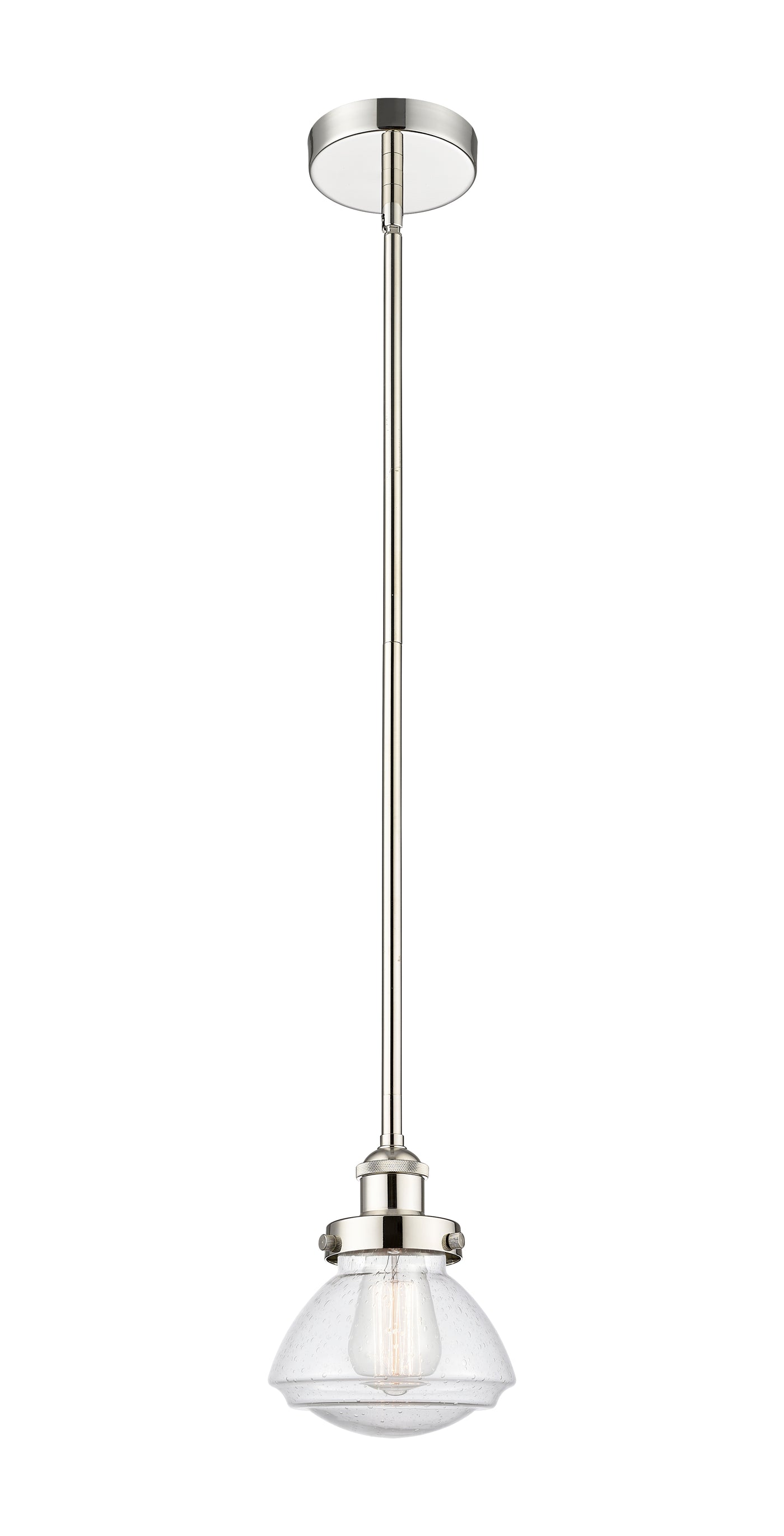 Edison Mini Pendant Cast Brass Antique