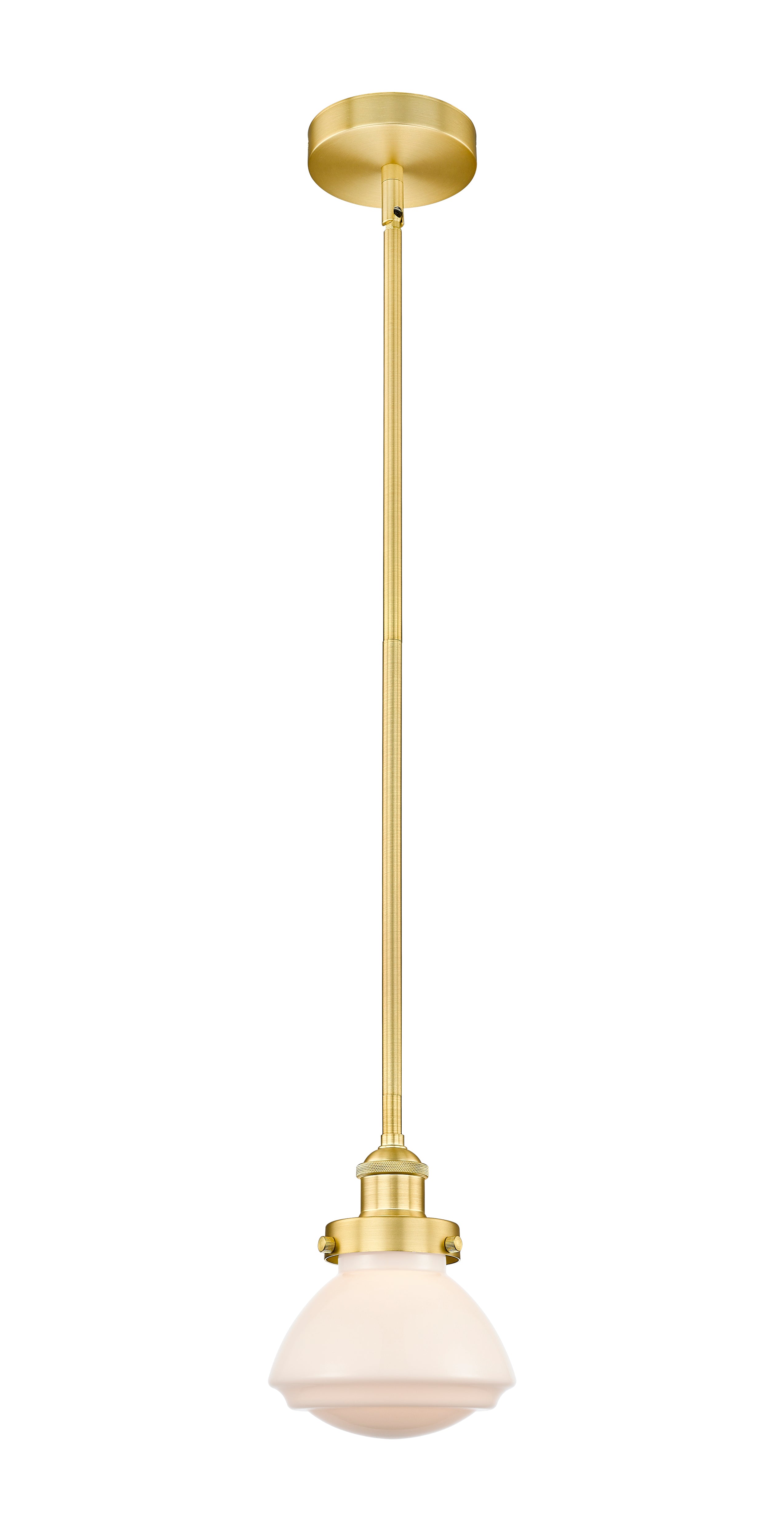 Edison Mini Pendant Cast Brass Antique