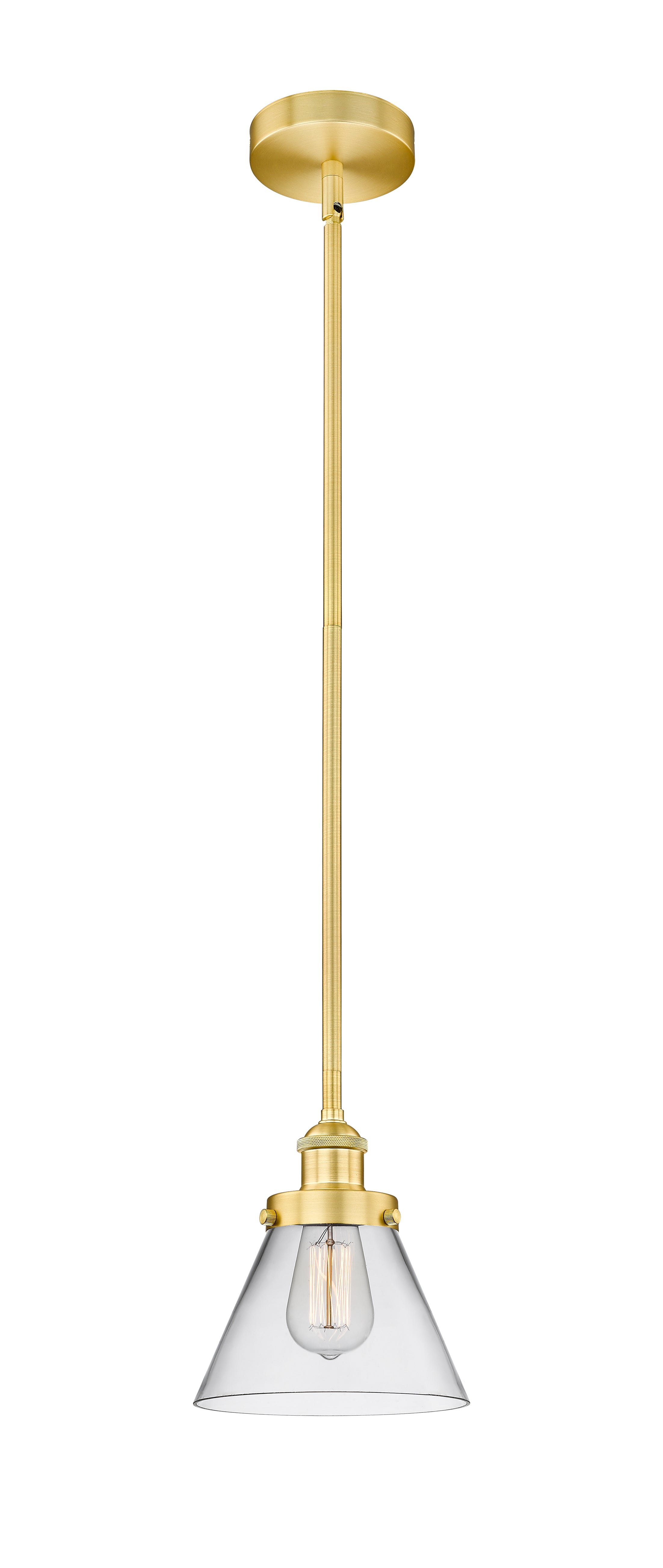 Edison Mini Pendant Cast Brass Dimmable