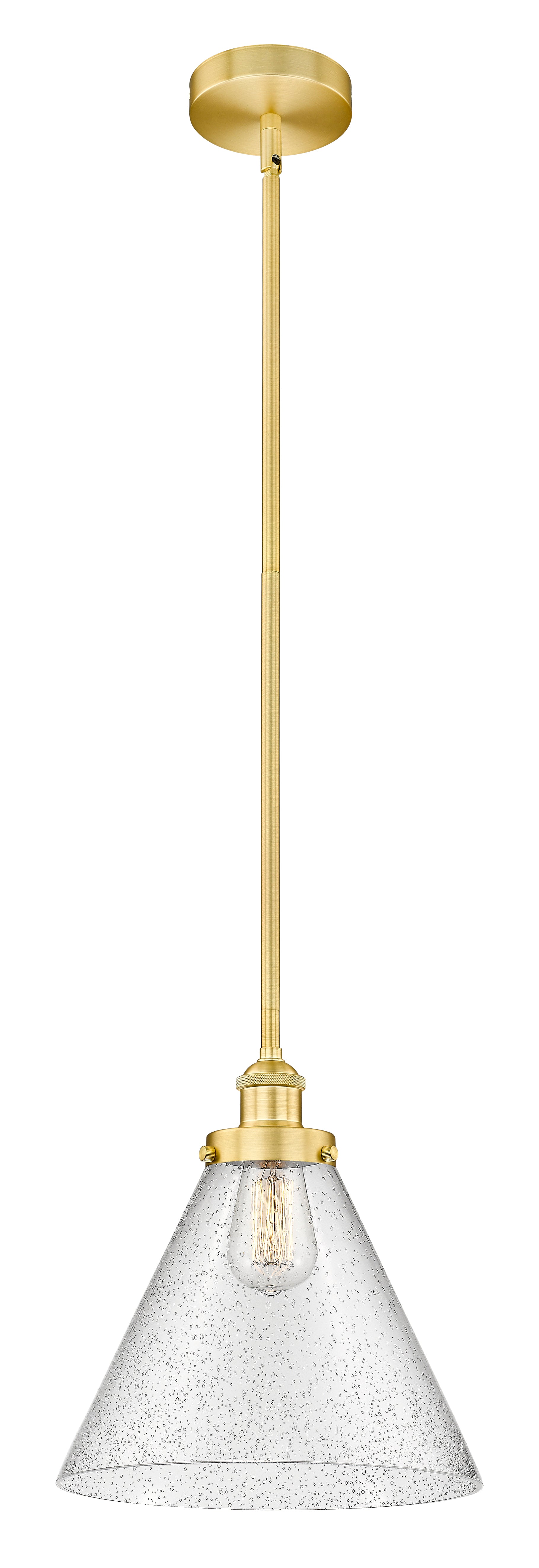 Edison Mini Pendant Cast Brass Finish