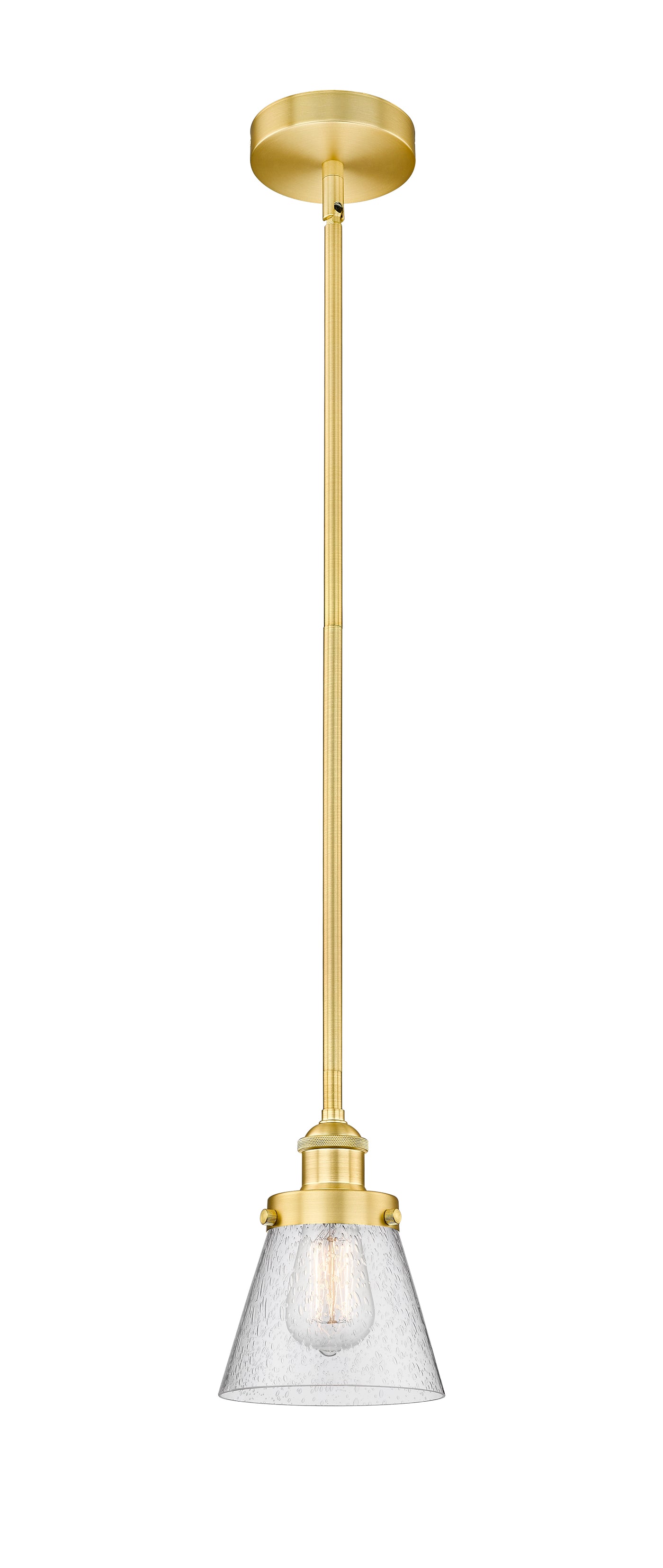 Edison Mini Pendant Antique Brass Finish