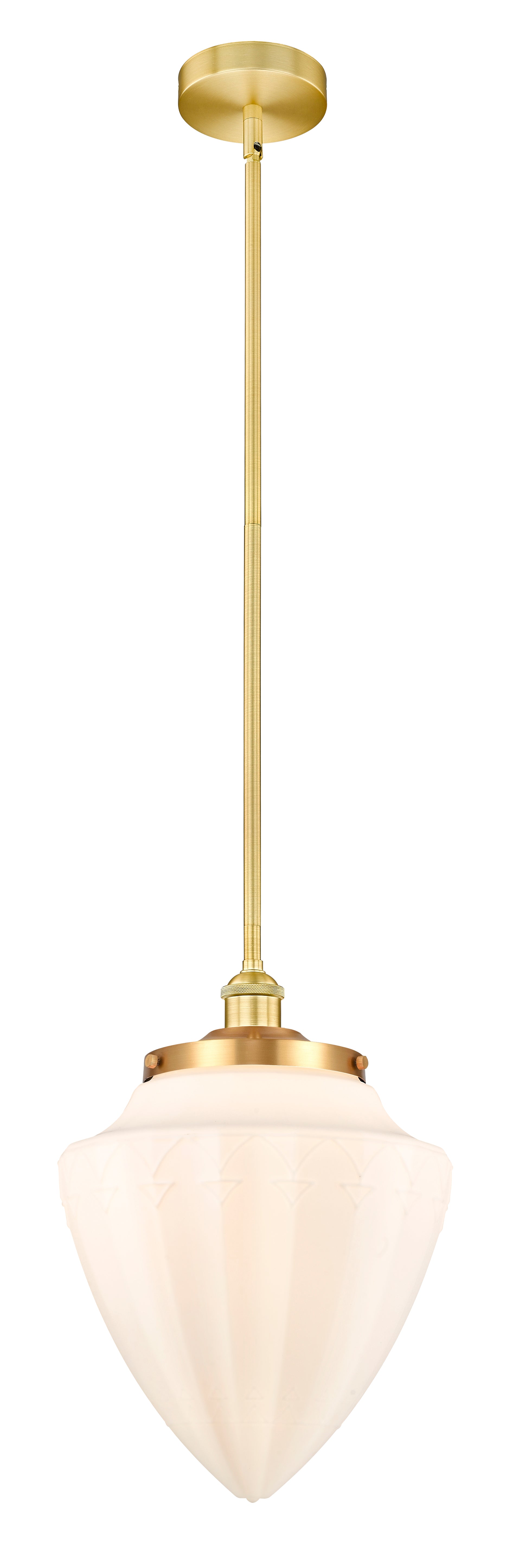 Edison Mini Pendant Matte Black Cast Brass