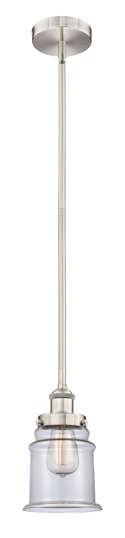 Edison Mini Pendant Antique Brass 6 Inch