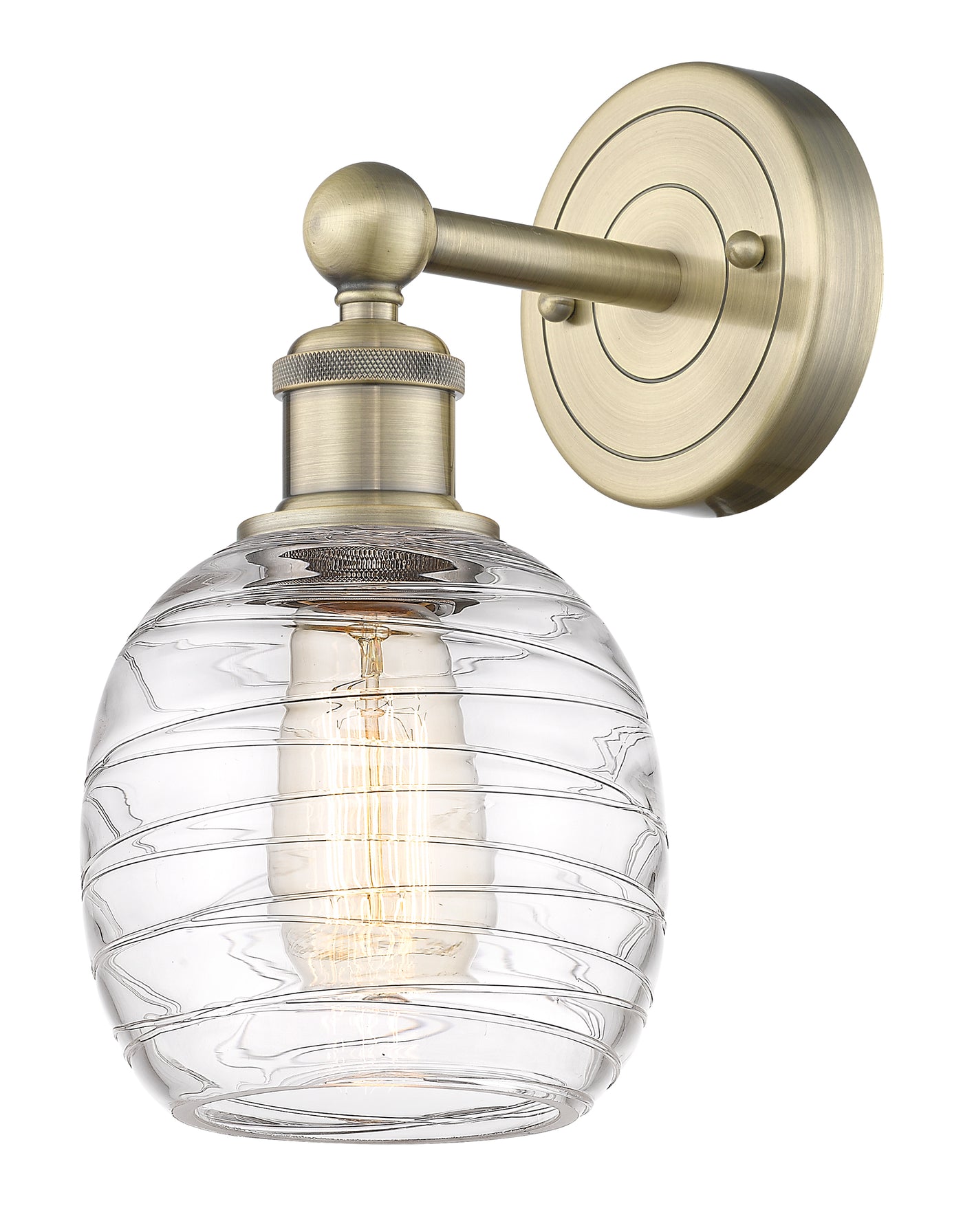 Edison Sconce Cast Brass 11 Inch