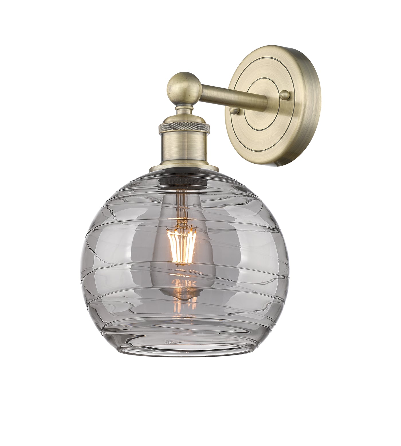 Edison Sconce Cast Brass Glass Steel