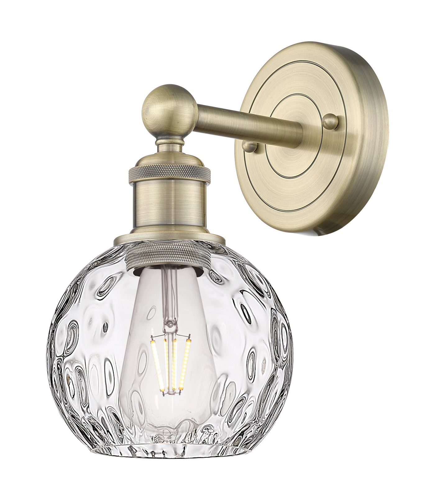 Edison Sconce Cast Brass 12 Inch