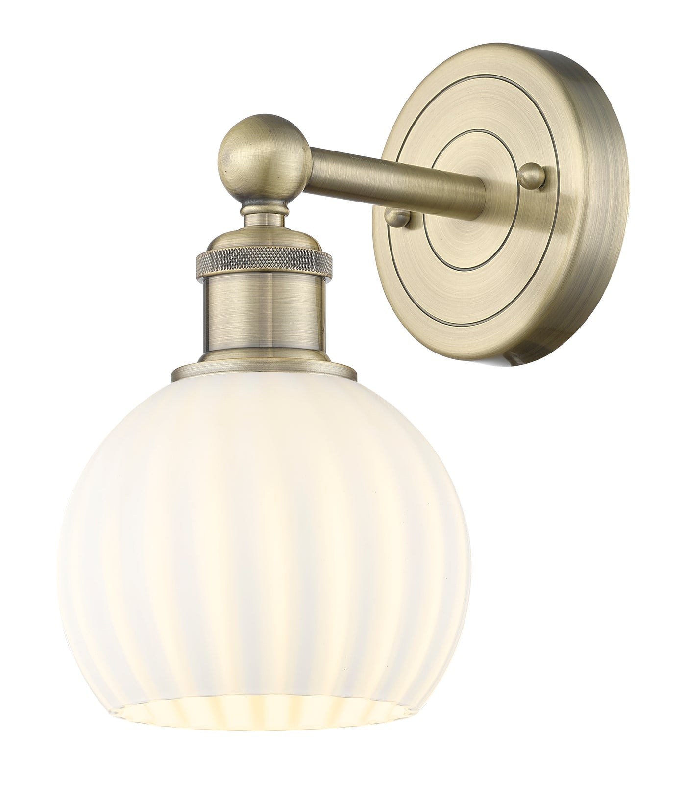 Edison Sconce Cast Brass Glass Steel