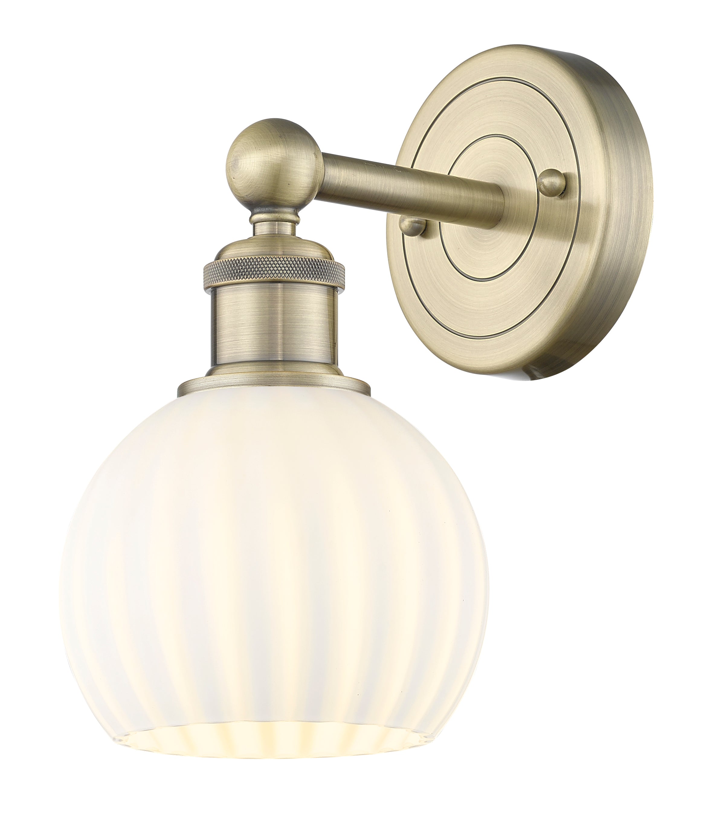 Edison Sconce Cast Brass Glass Steel