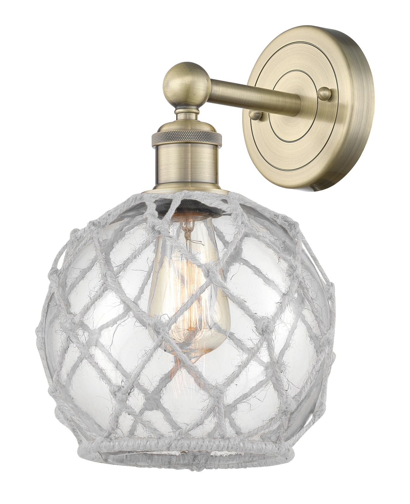 Edison Sconce Cast Brass Finish Modern