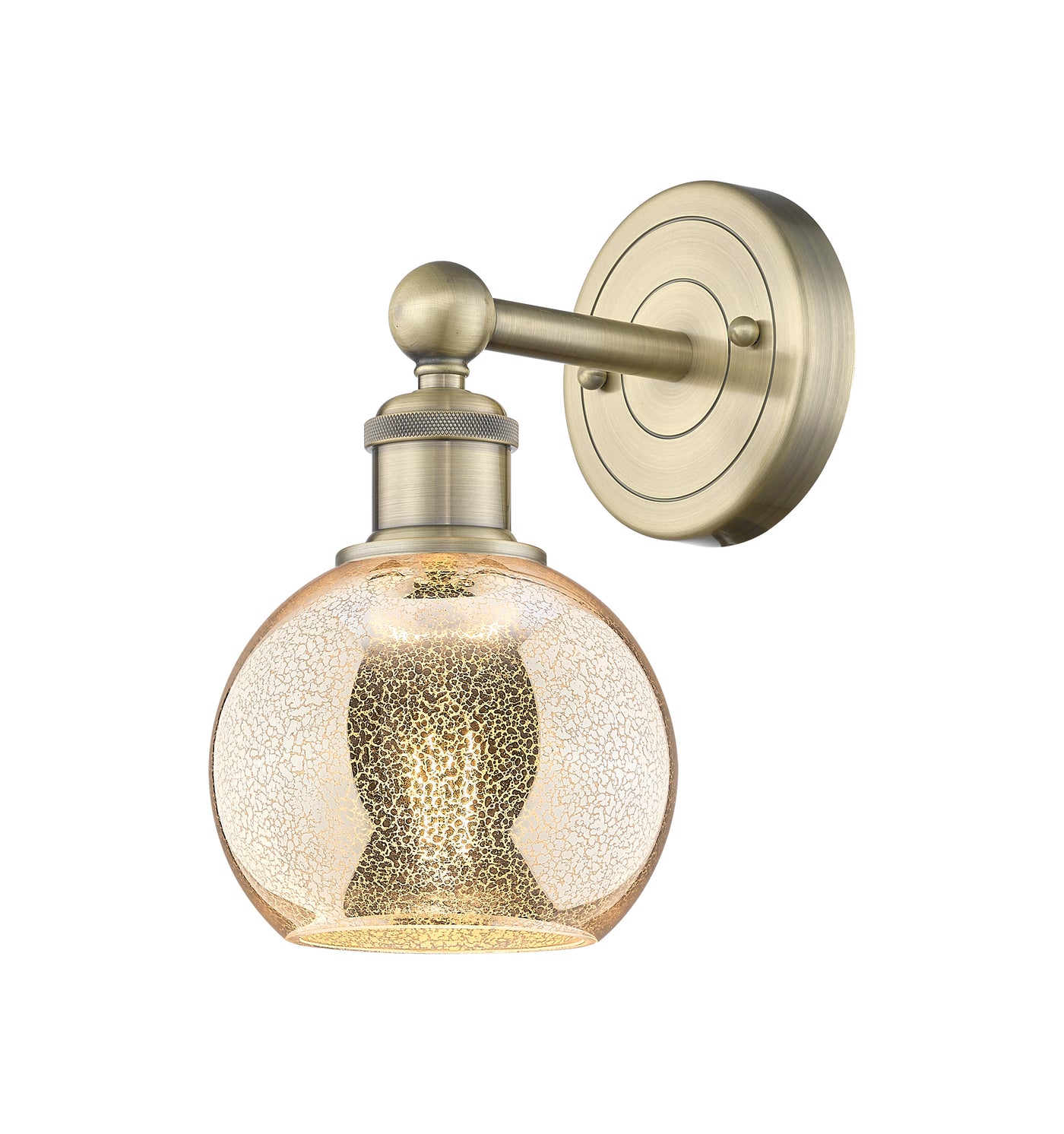 Edison Sconce Cast Brass Modern Contempo