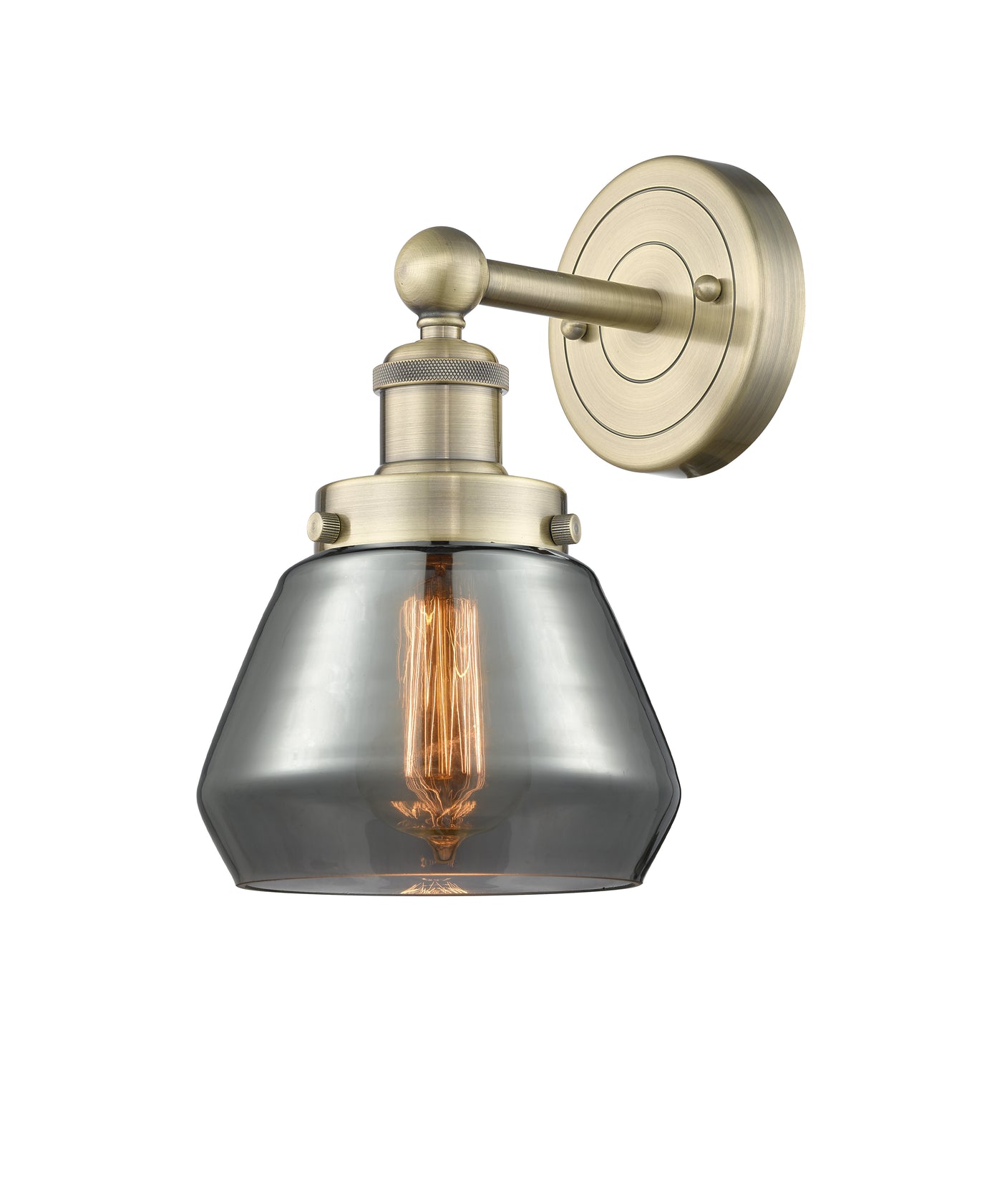 Edison Sconce Cast Brass 14 Inch