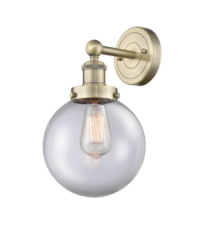 Edison Sconce Cast Brass Steel Glass