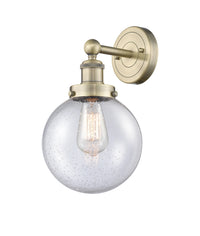 Edison Sconce Cast Brass Steel Glass