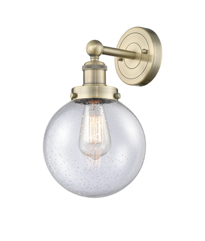 Edison Sconce Cast Brass Steel Glass