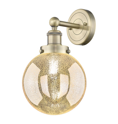 Edison Sconce Cast Brass Steel Glass