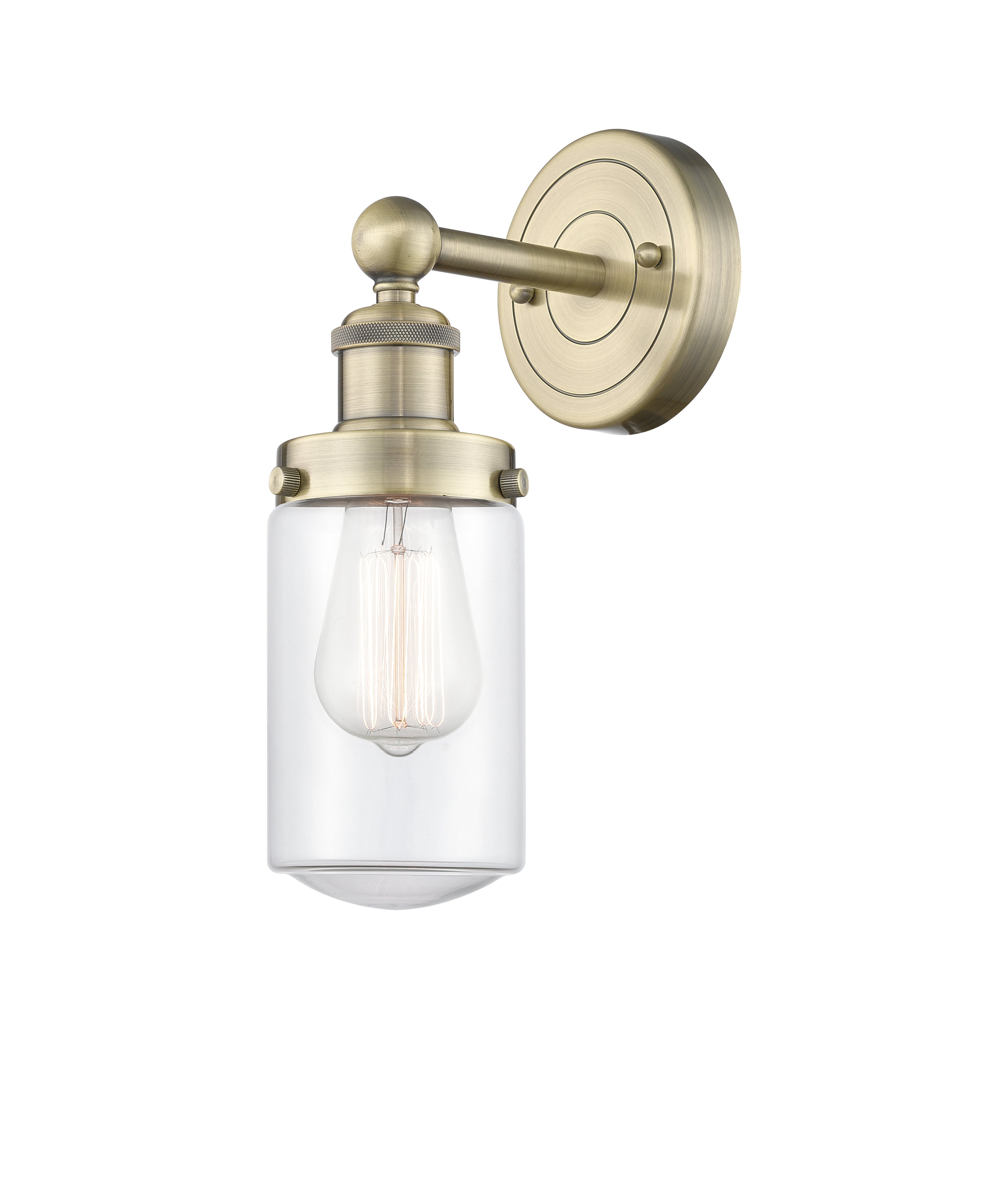 Edison Sconce Cast Brass Finish