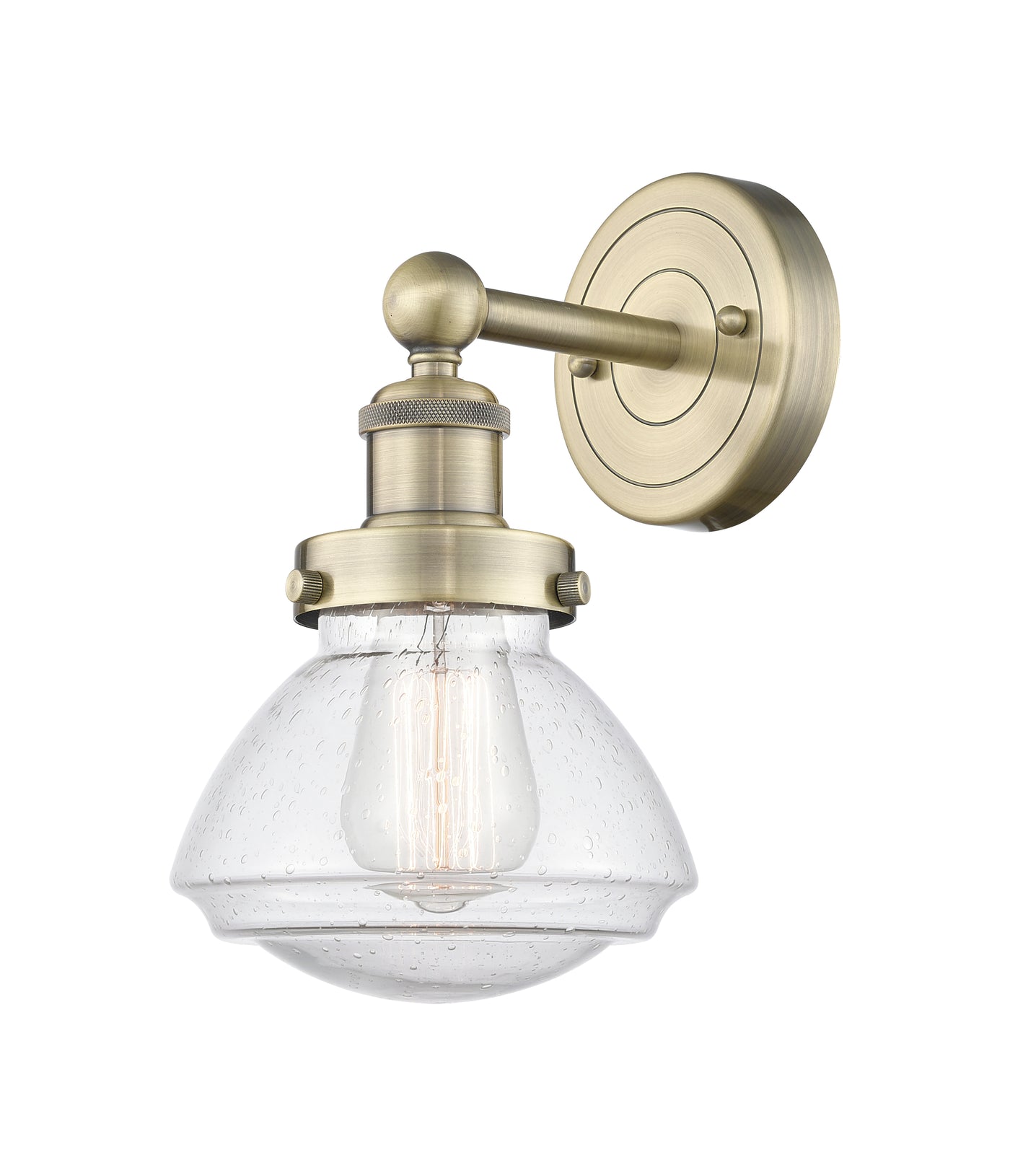 Edison Sconce Cast Brass Finish 11.875 Height