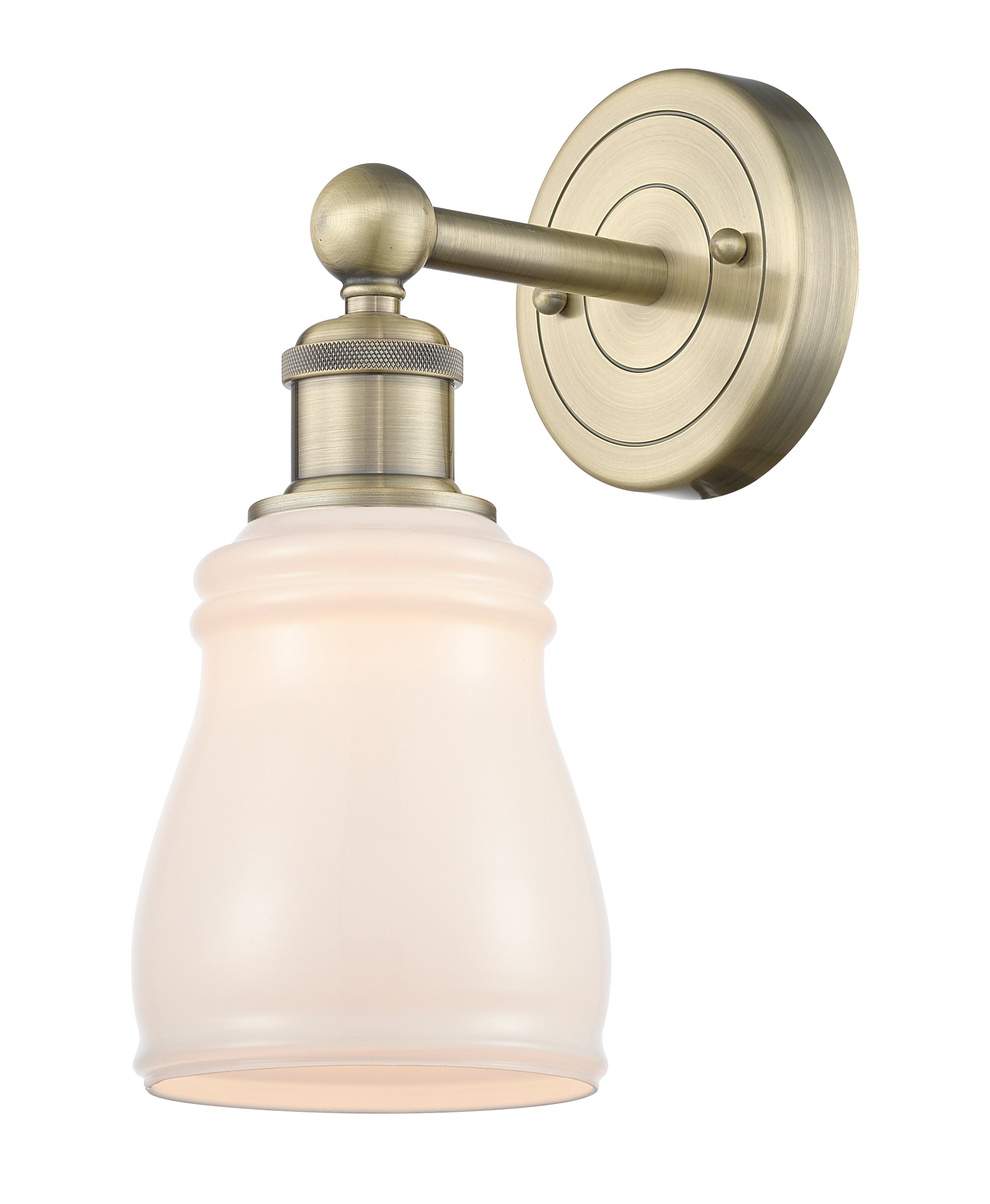 Edison Sconce Cast Brass Steel Glass