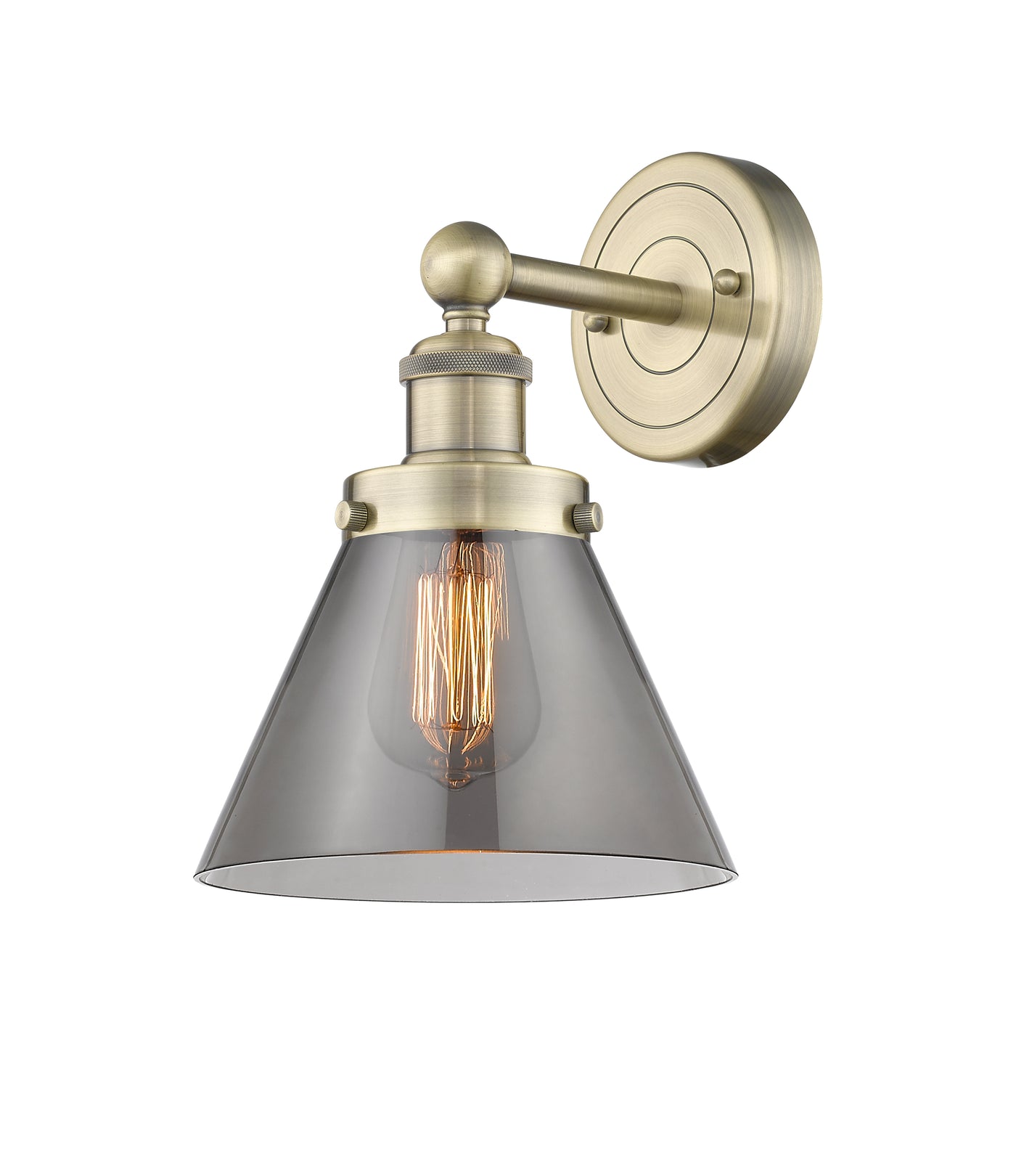 Edison Sconce Cast Brass 11.25 Inch Steel