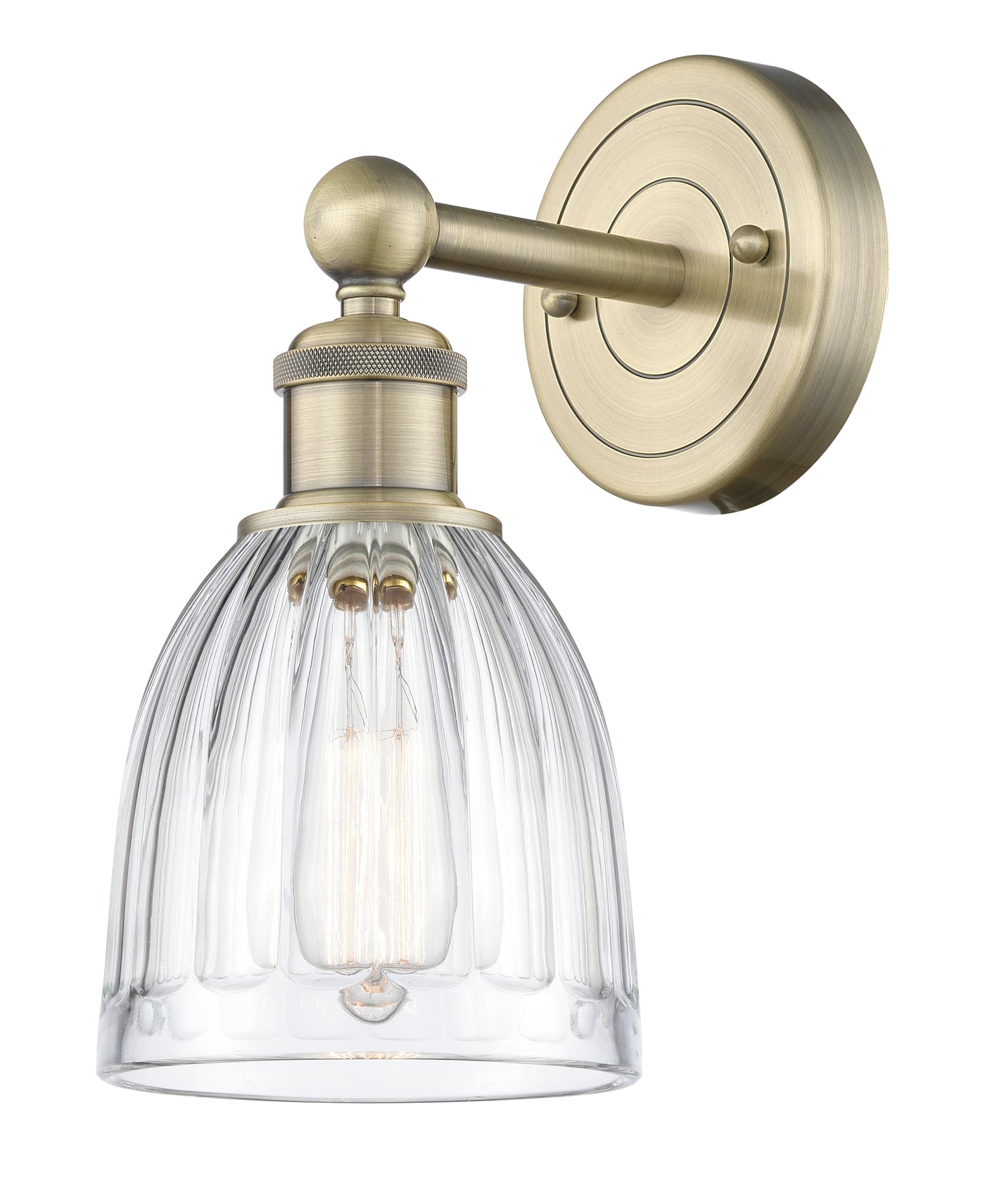 Edison Sconce Cast Brass 10.25 Inch