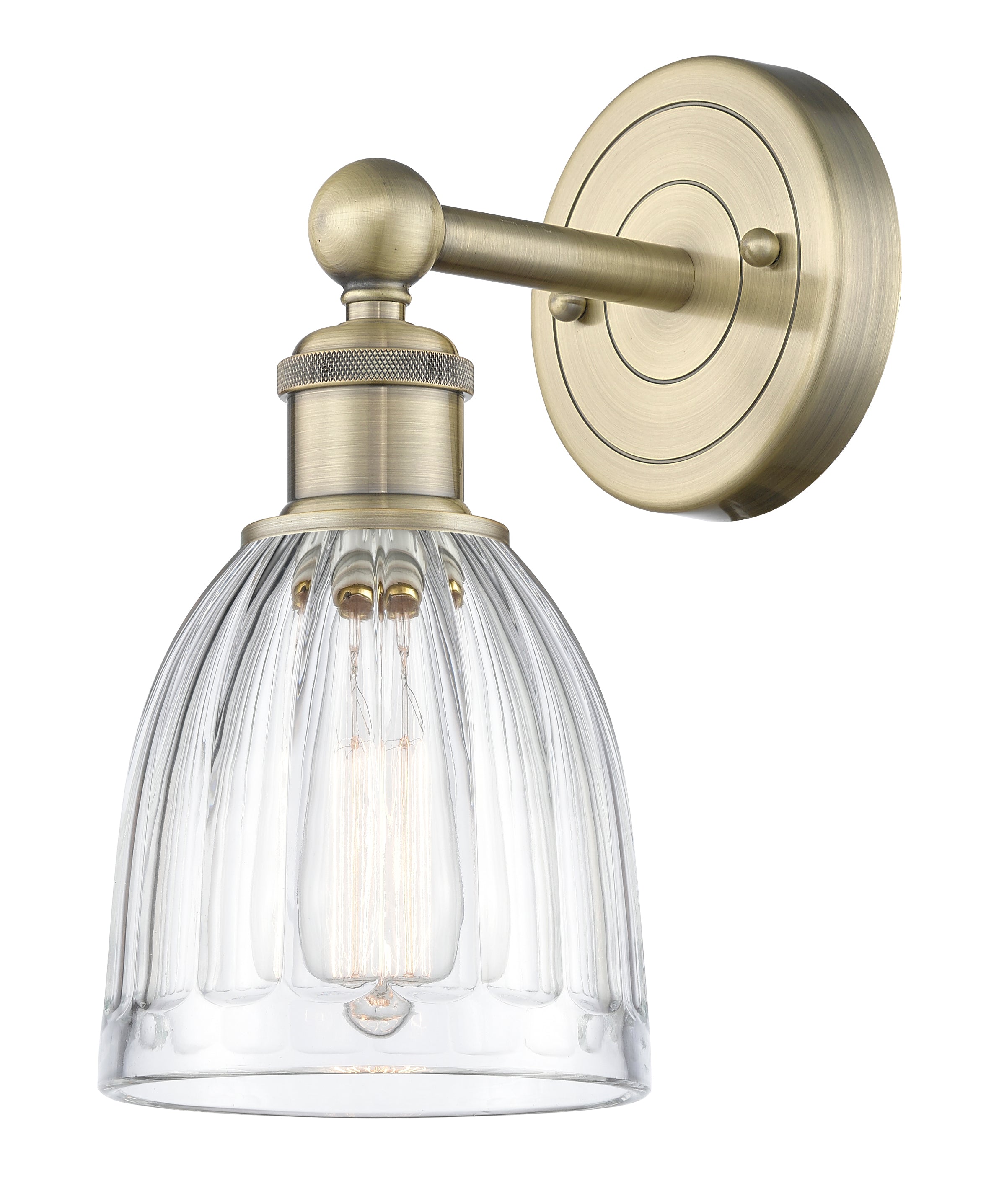 Edison Sconce Cast Brass 10.25 Inch