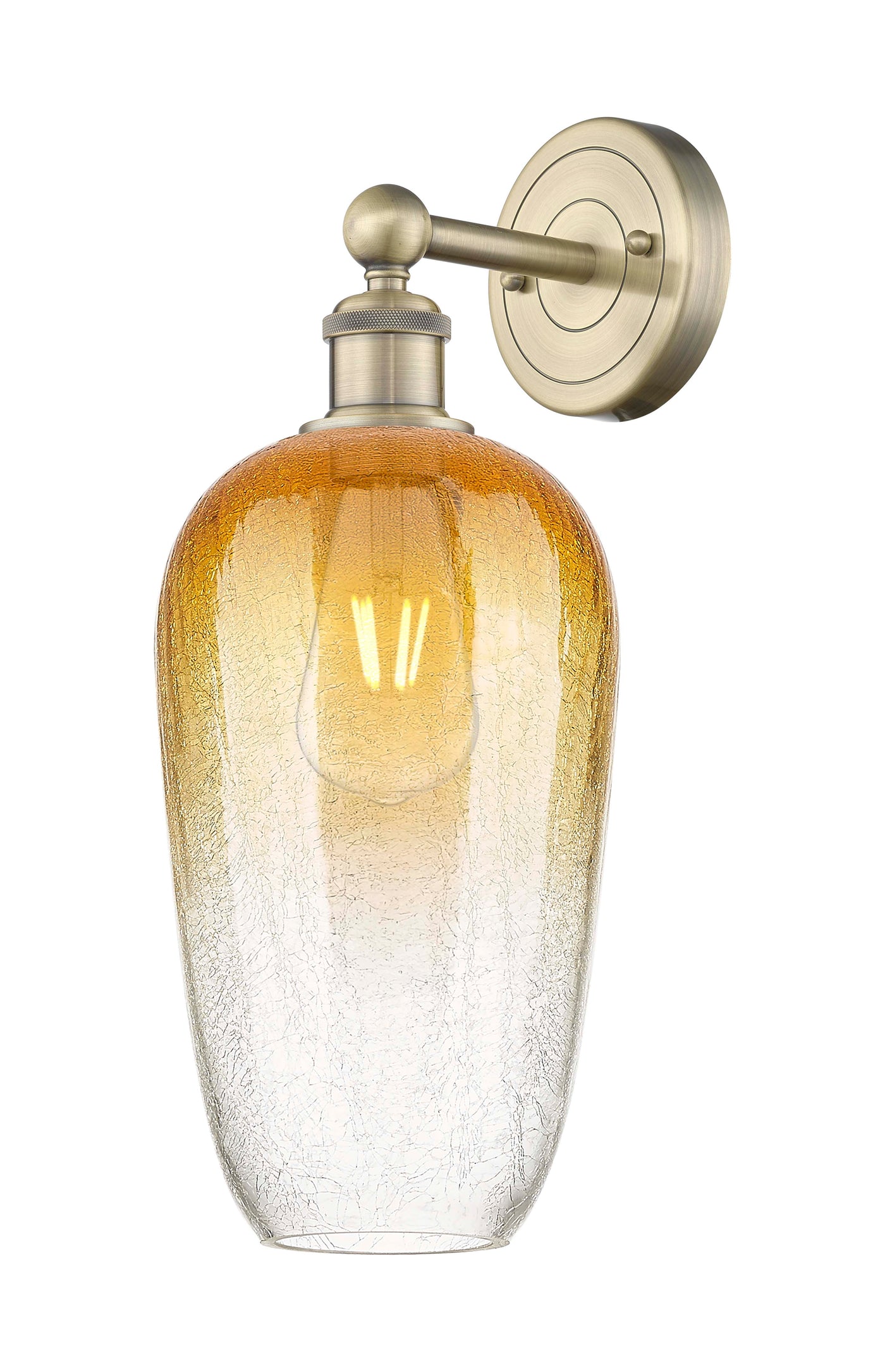 Edison Sconce Cast Brass Finish 12 Inch