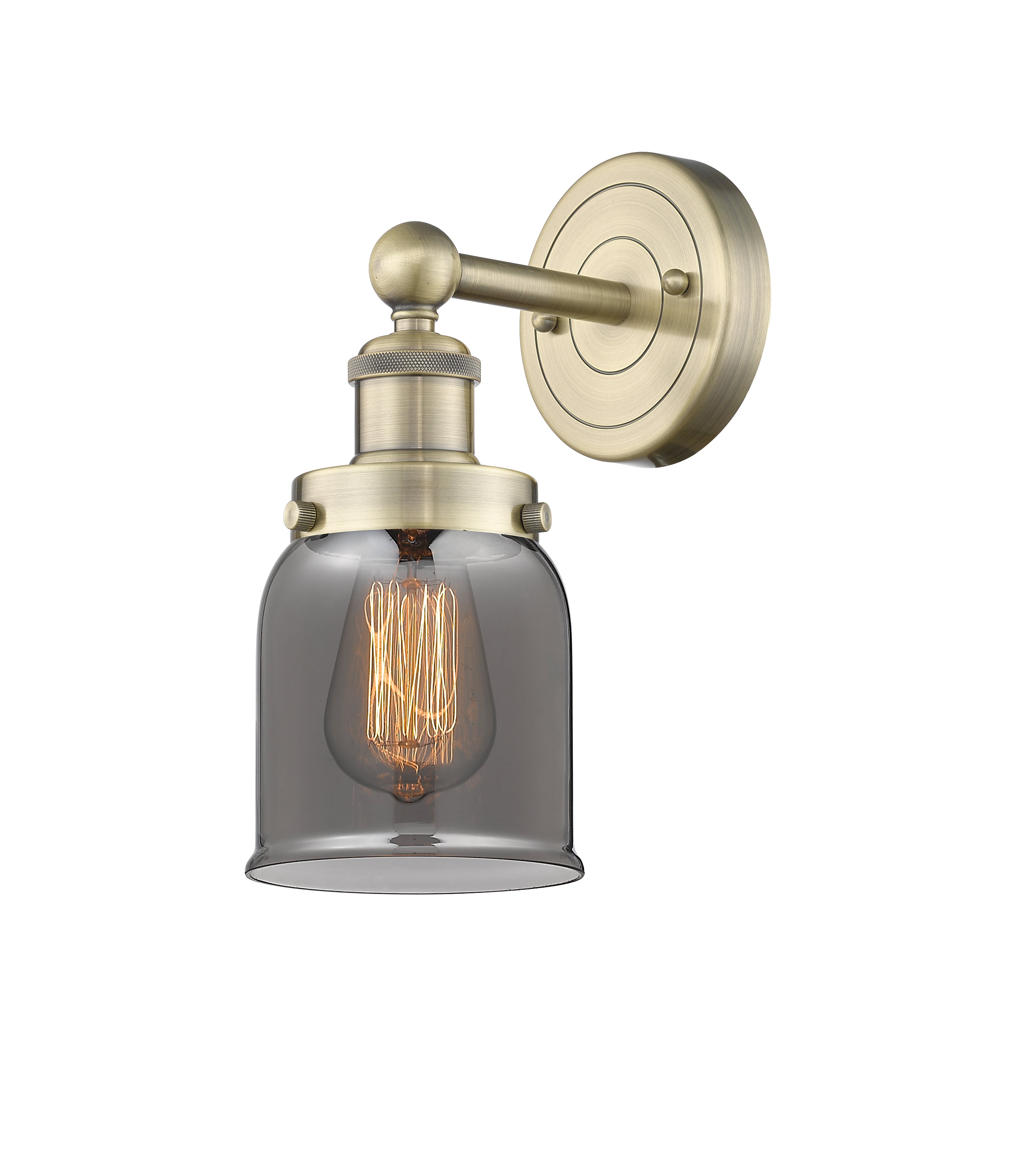Edison Sconce Cast Brass Glass Steel