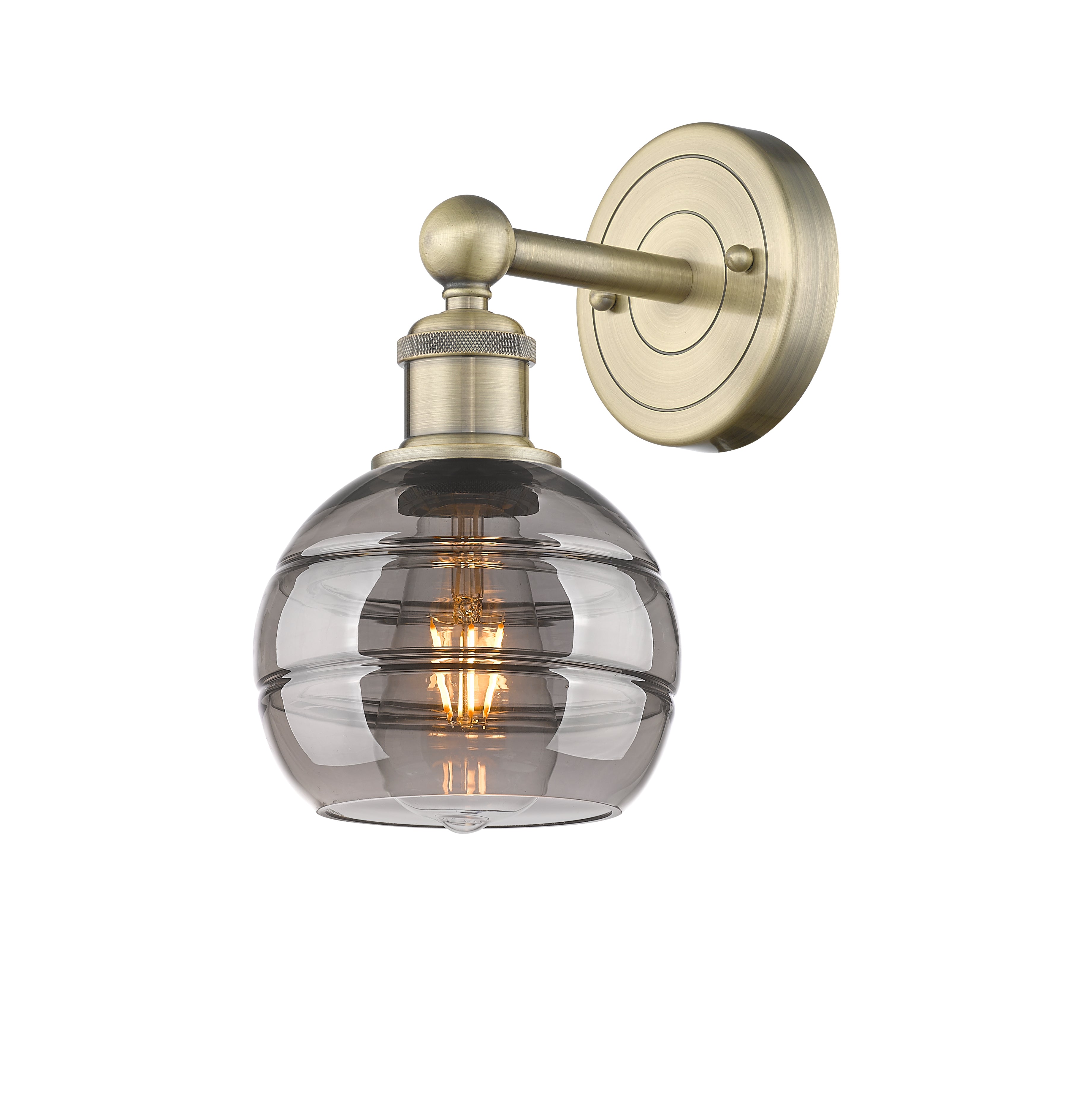 Edison Sconce Cast Brass Art Nouveau
