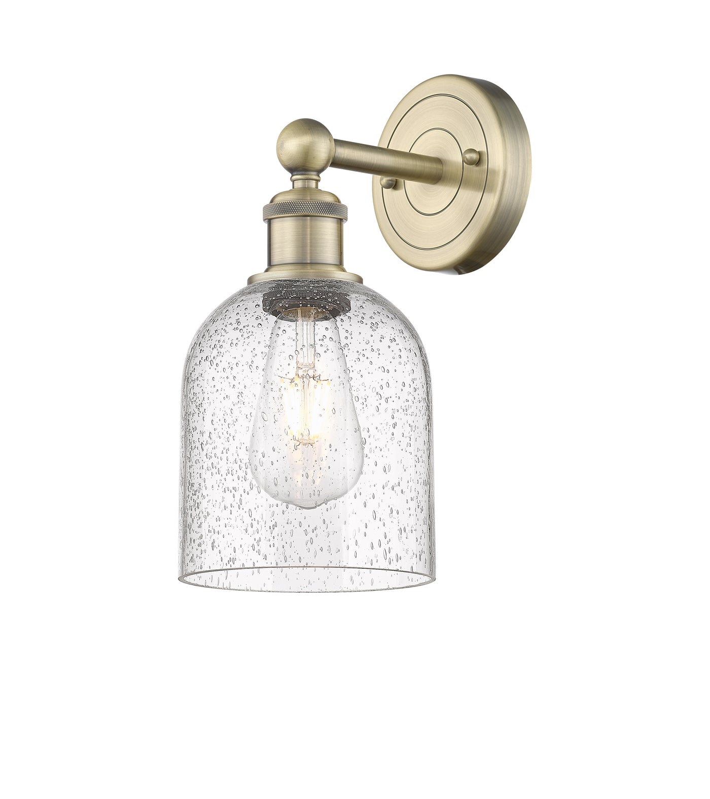 Edison Sconce Cast Brass Finish 8 Inch