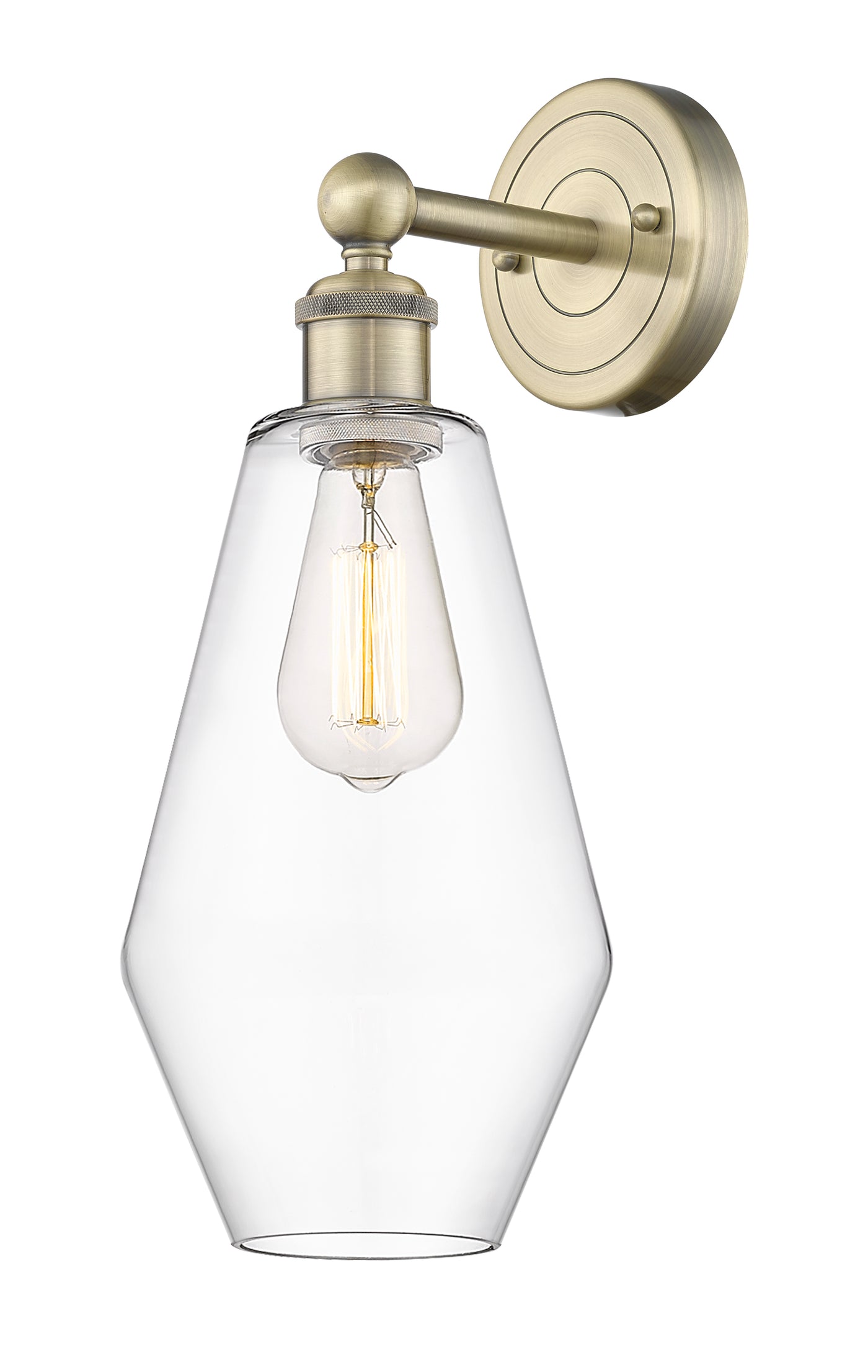 Edison Sconce Cast Brass 11.75 Inch
