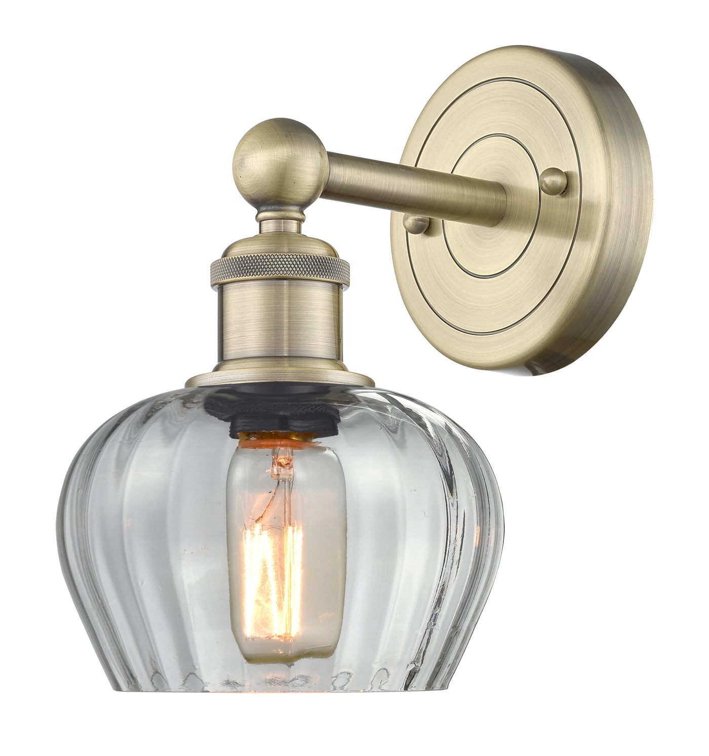 Edison Sconce Cast Brass 11 Inch