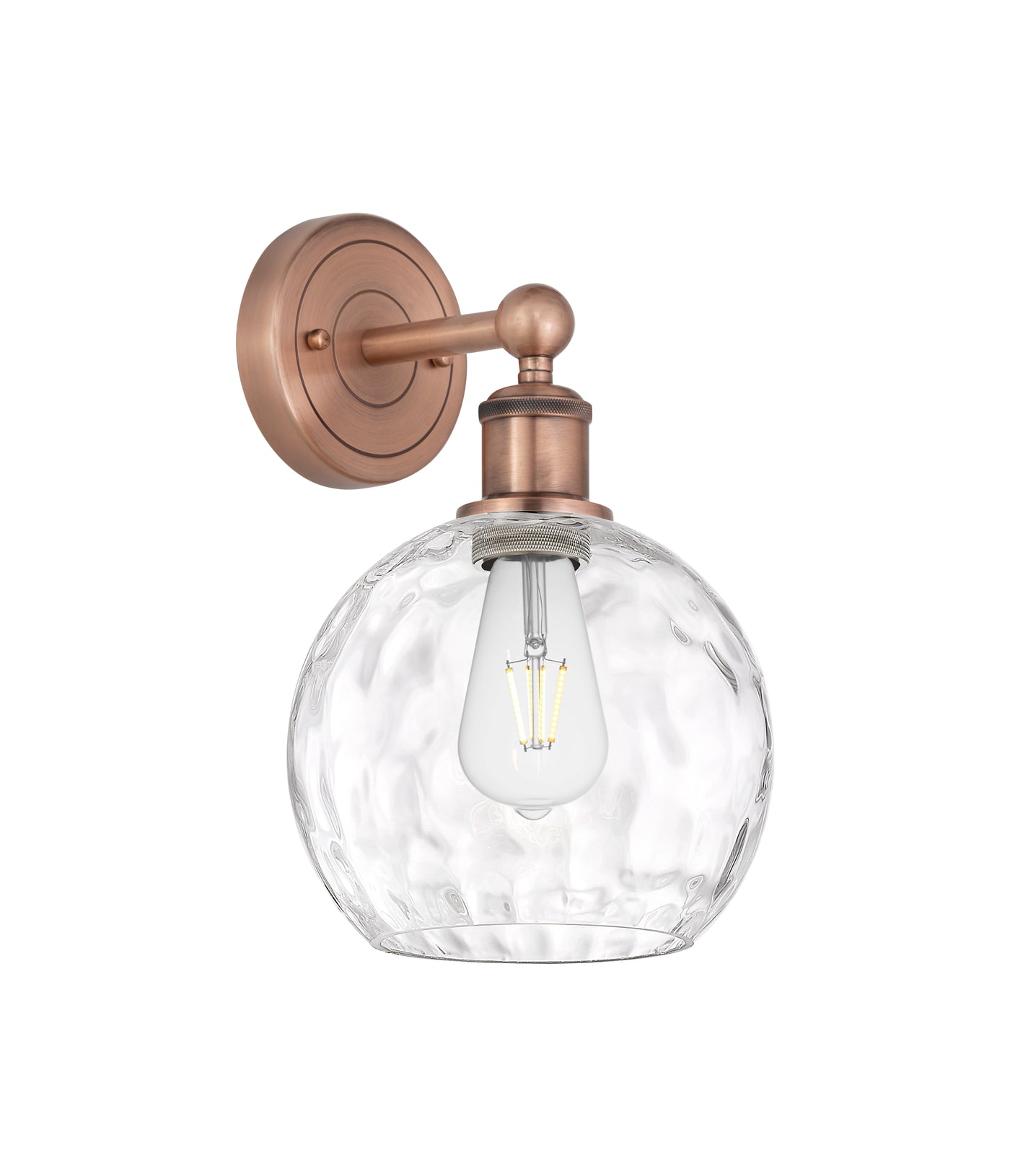 Edison Sconce Cast Brass 10.25 Inch Height