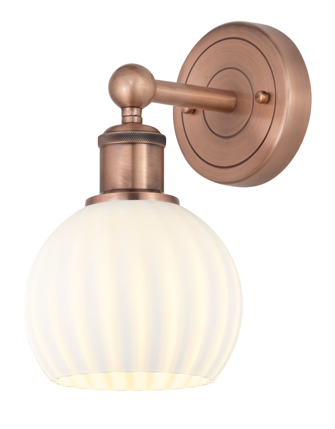 Edison Sconce Cast Brass Glass Steel