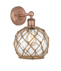 Edison Sconce Cast Brass Finish Modern