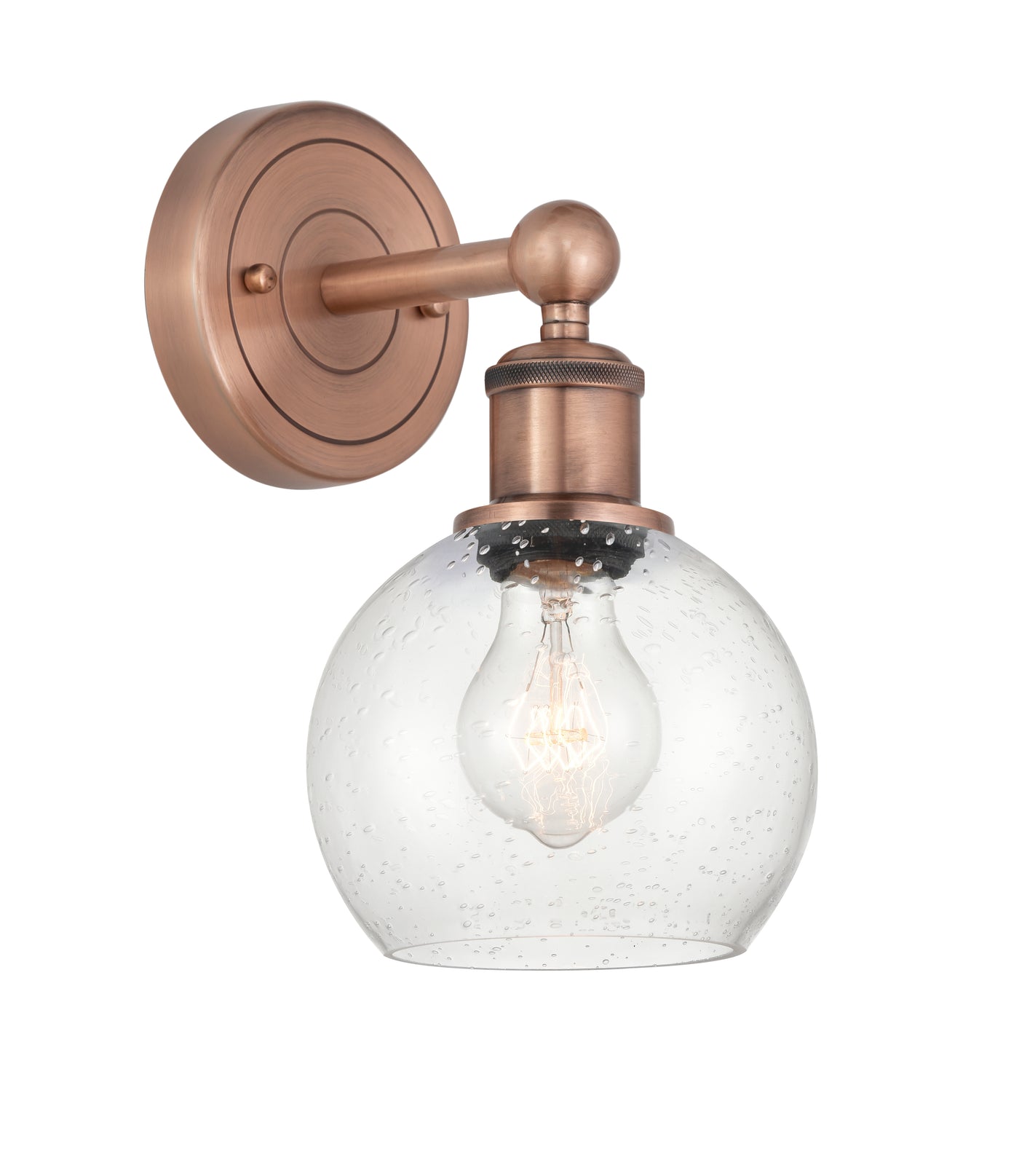 Edison Sconce Cast Brass Modern Contempo