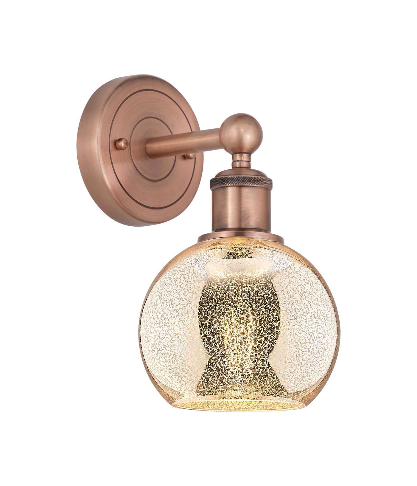 Edison Sconce Cast Brass Modern Contempo